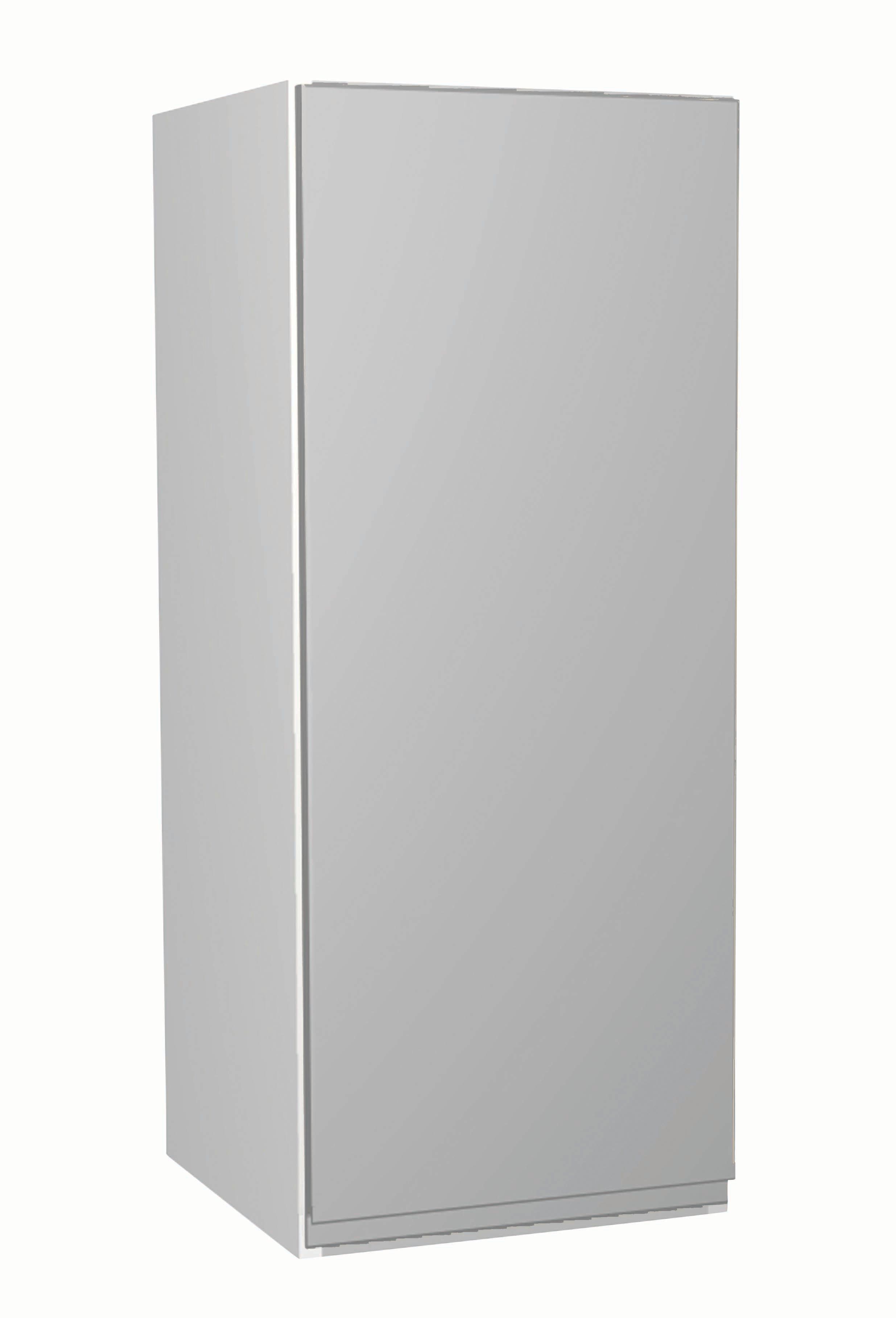 Image of Wickes Madison Grey Gloss Handleless Wall Unit - 300mm