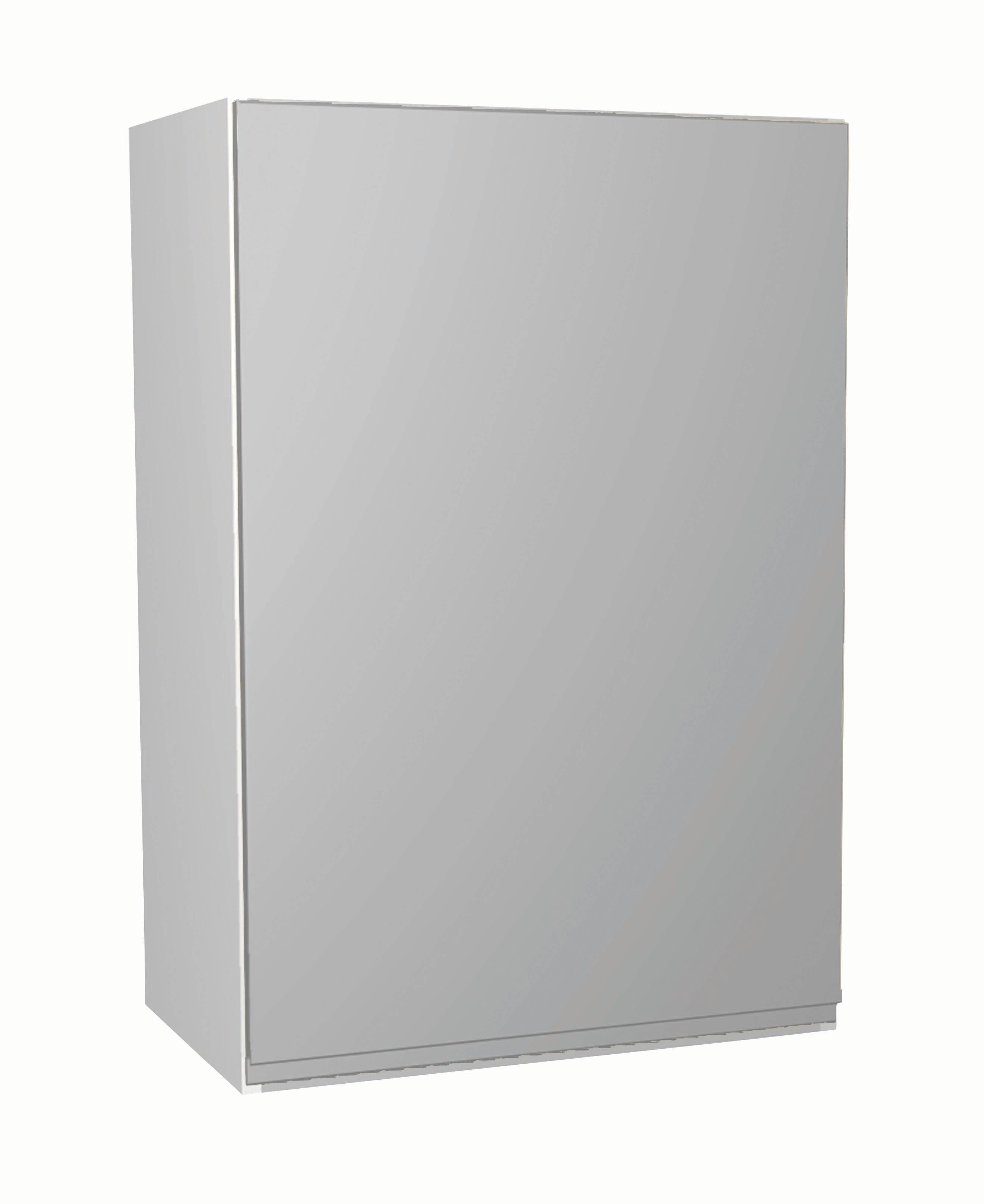 Image of Wickes Madison Grey Gloss Handleless Wall Unit - 500mm