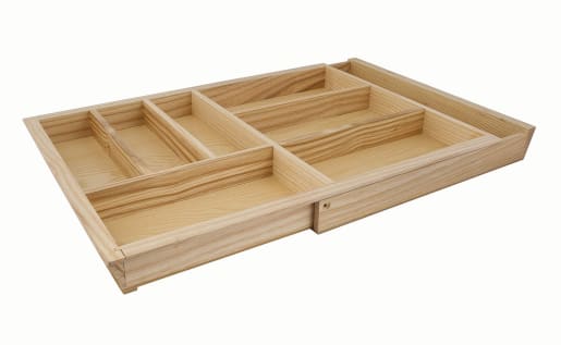 Extendable Cutlery Tray 800-1000mm Ash