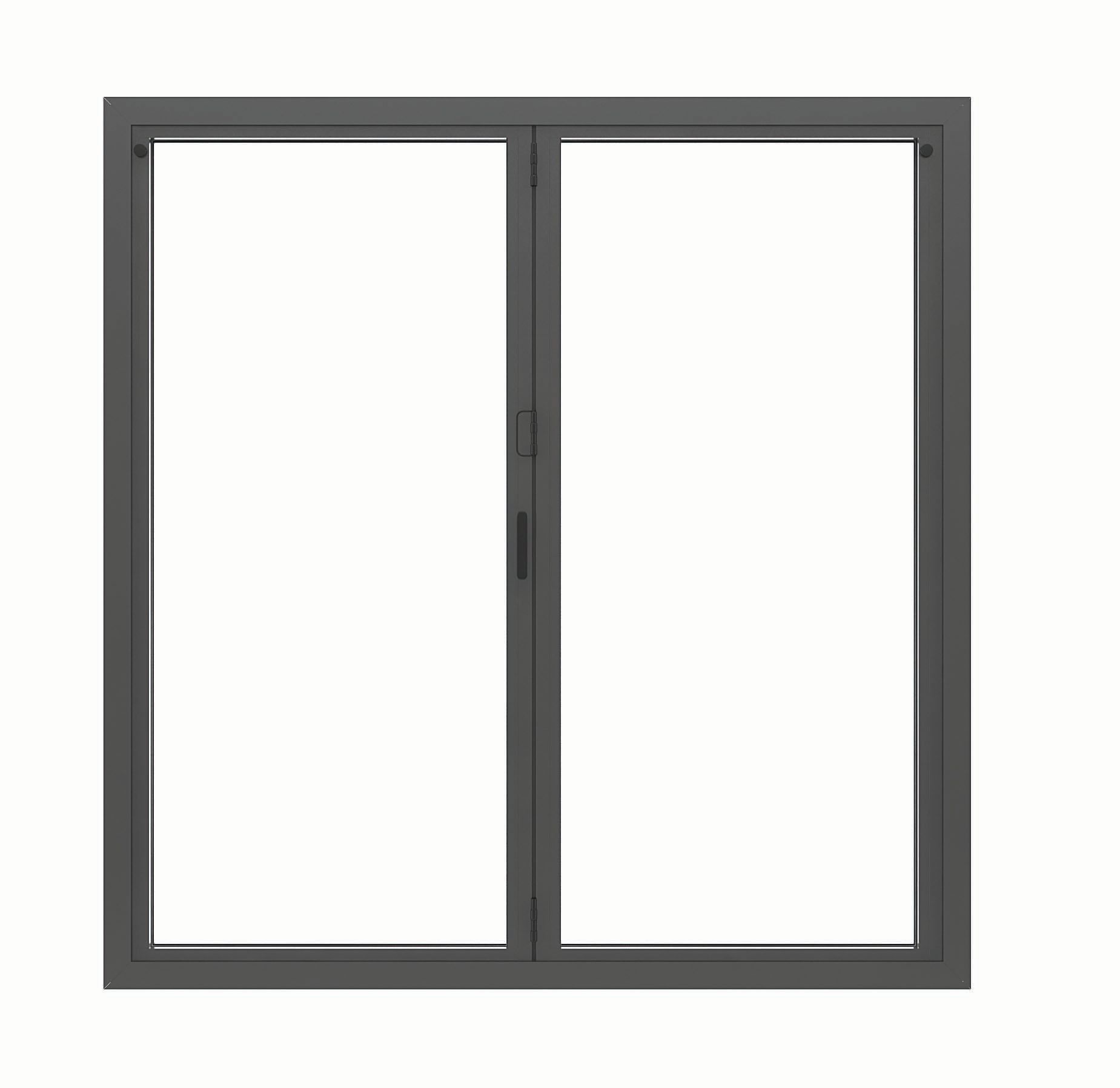 JCI Aluminium Left Opening Grey Bi-Fold Door - 1790mm