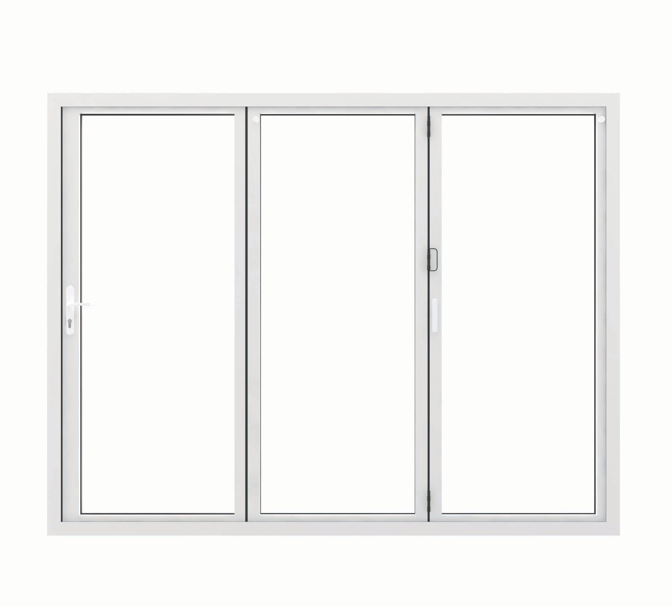 Image of JCI Aluminium Left Opening White Bi-Fold Door - 2090mm