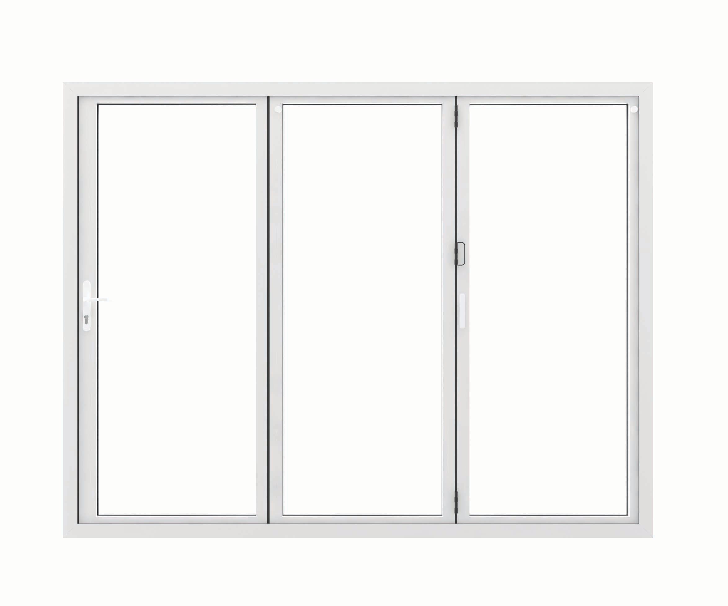 Image of JCI Aluminium Left Opening White Bi-Fold Door - 2690mm