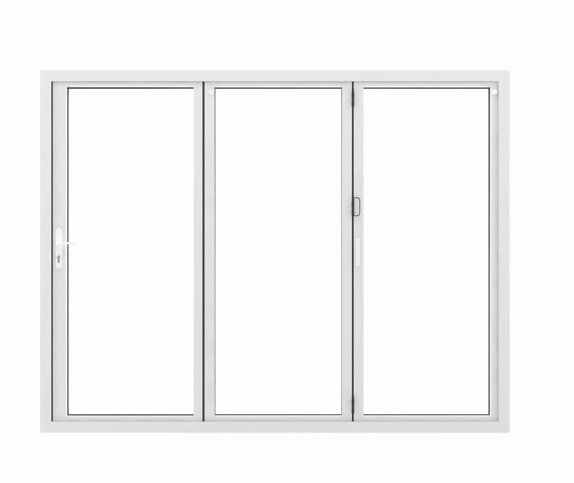 Image of JCI Aluminium Right Opening White Bi-Fold Door - 2090mm
