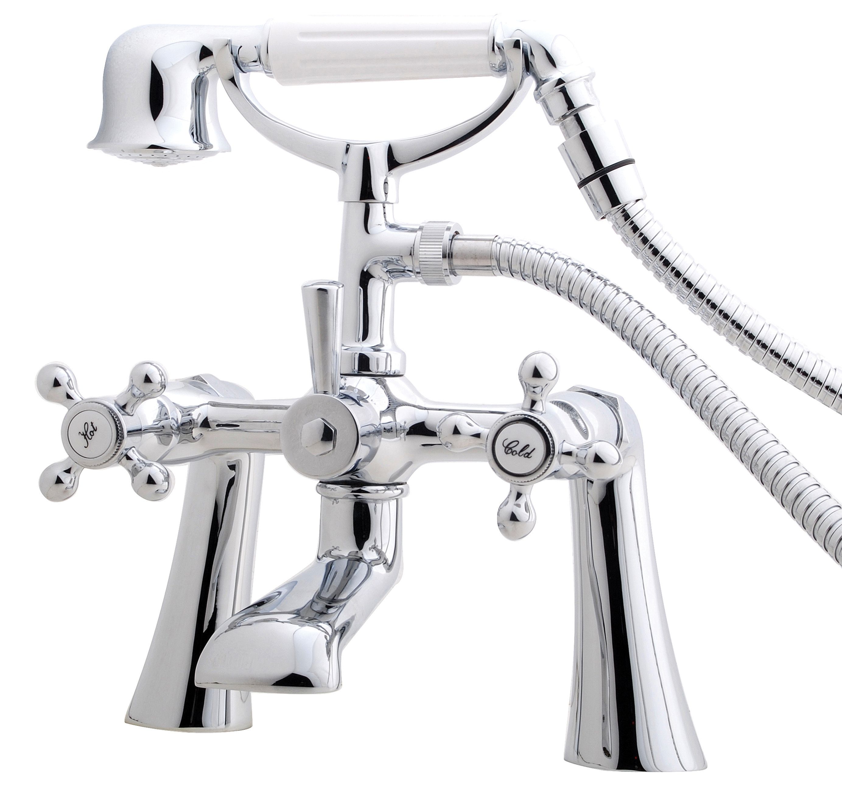 Image of Wickes Classic Chrome Bath Shower Mixer Tap