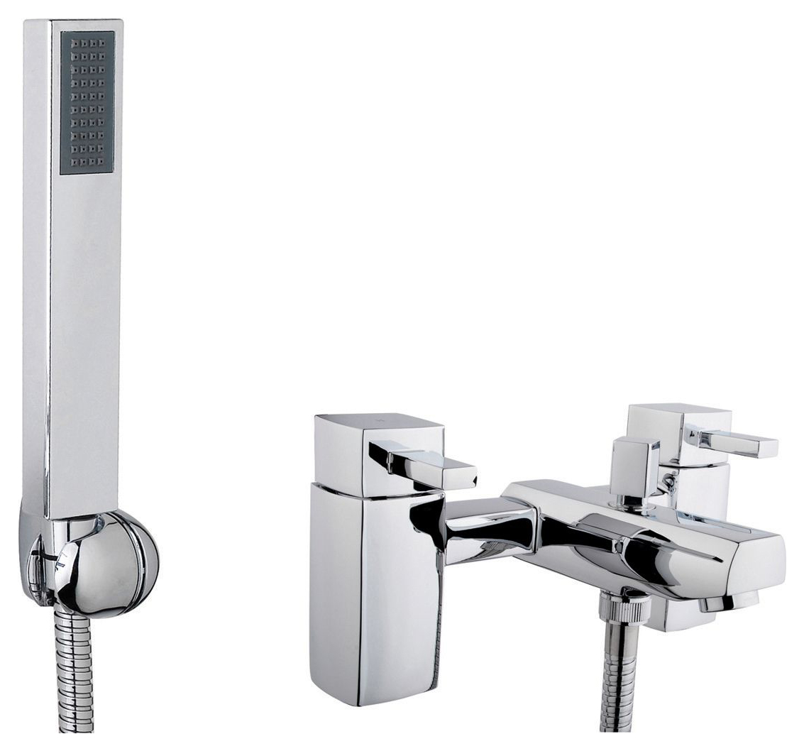 Image of Wickes Yaran Chrome Bath Shower Mixer Tap