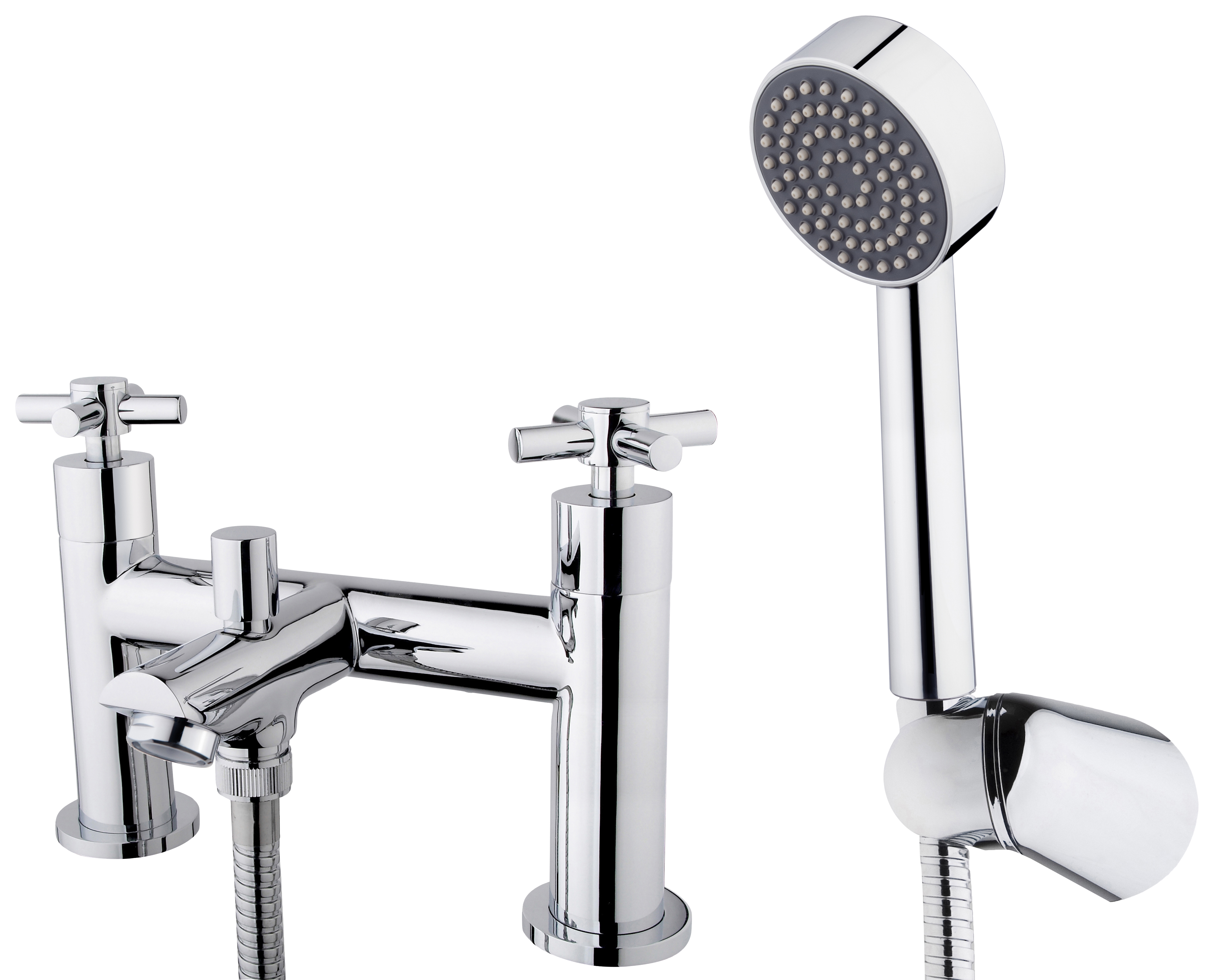 Image of Wickes Trivor Chrome Bath Shower Mixer Tap