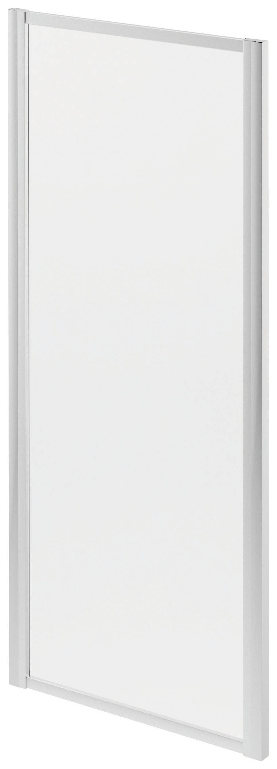 Image of Wickes 4mm Chrome Shower Side Panel Only - 1850 x 760mm