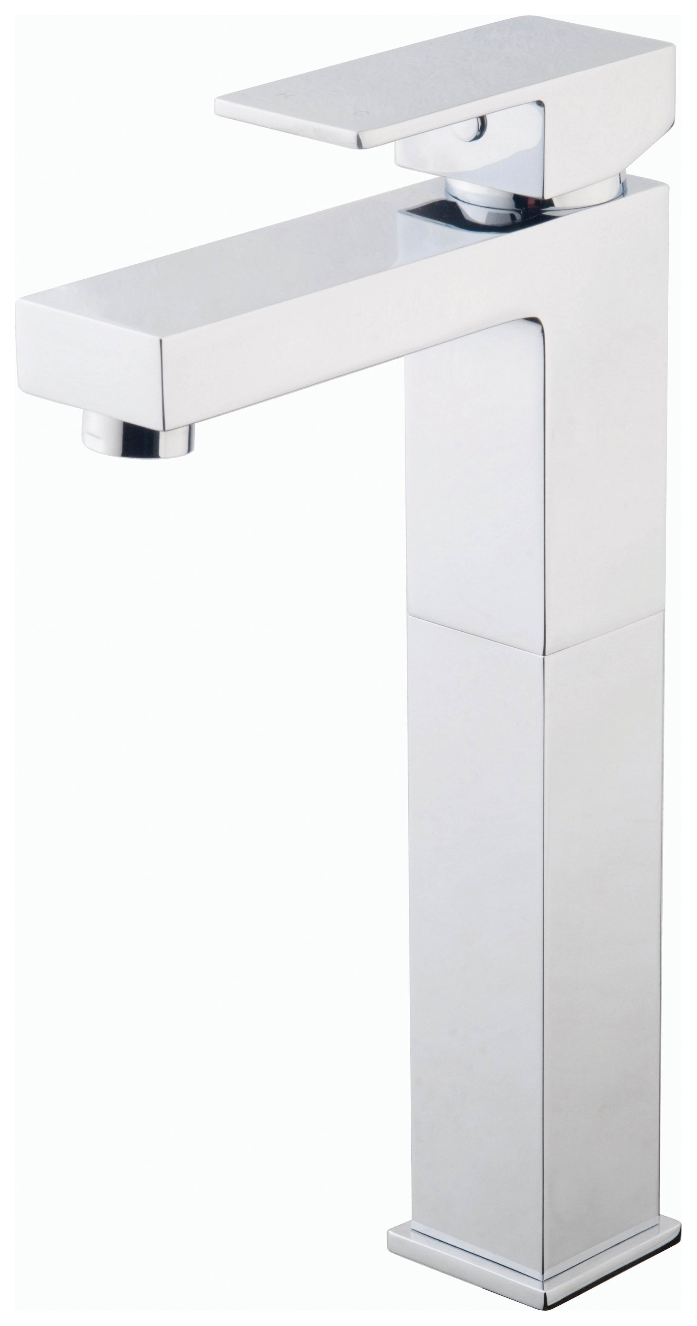 Image of Wickes Kubic Chrome Tall Basin Mixer Tap