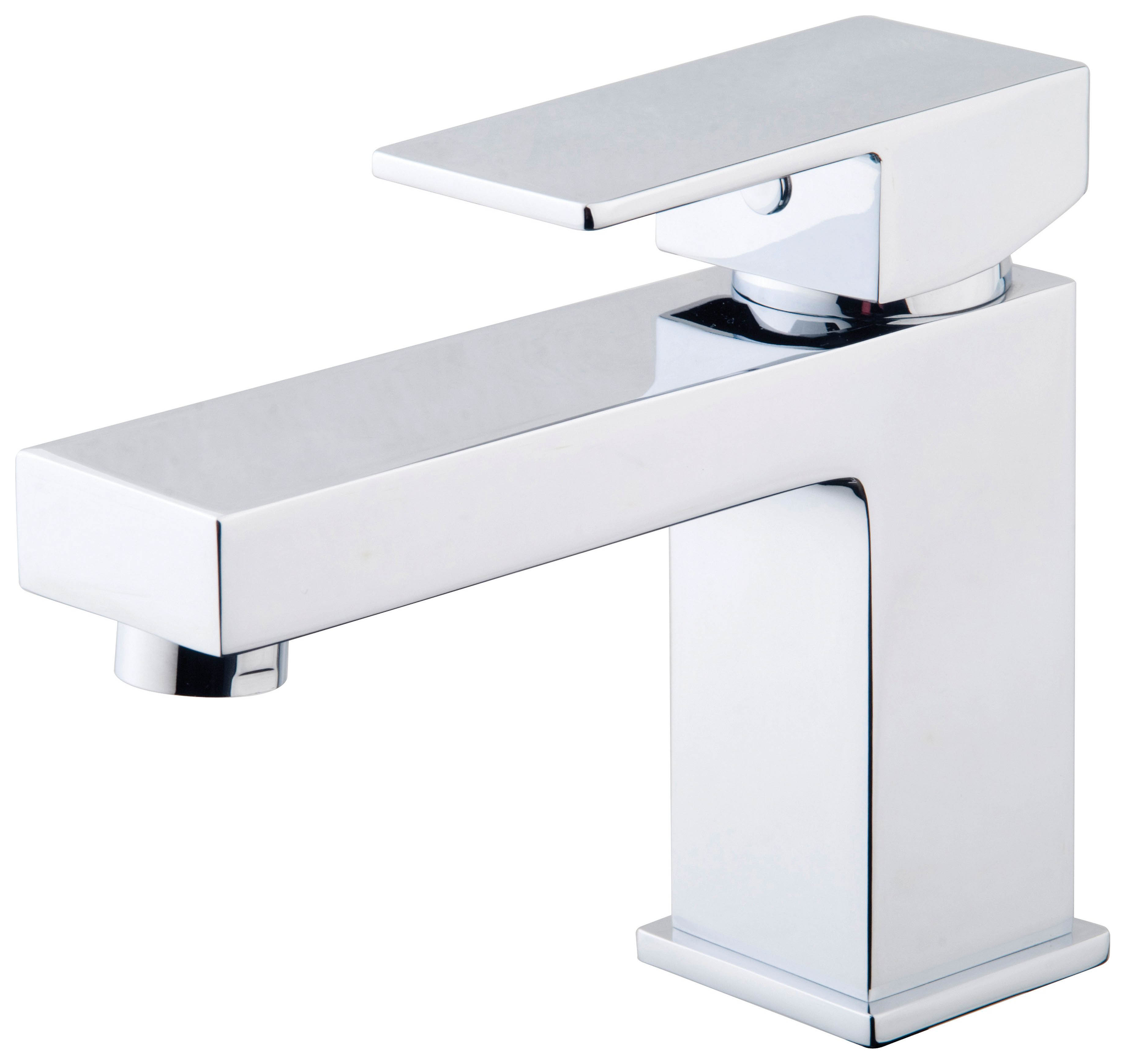 Image of Wickes Kubic Chrome Basin Mixer Tap