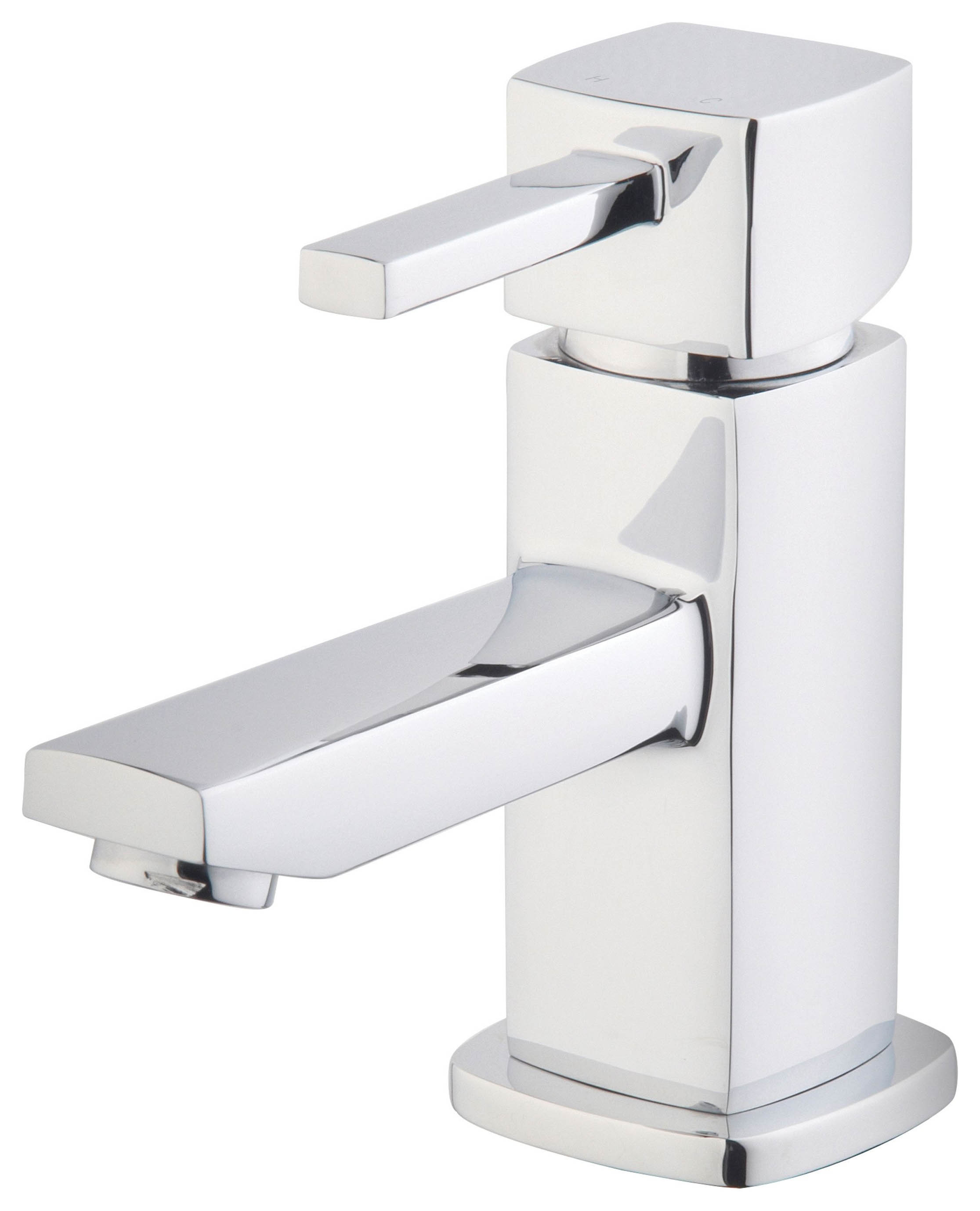 Image of Wickes Yaran Chrome Compact Basin Mixer Tap