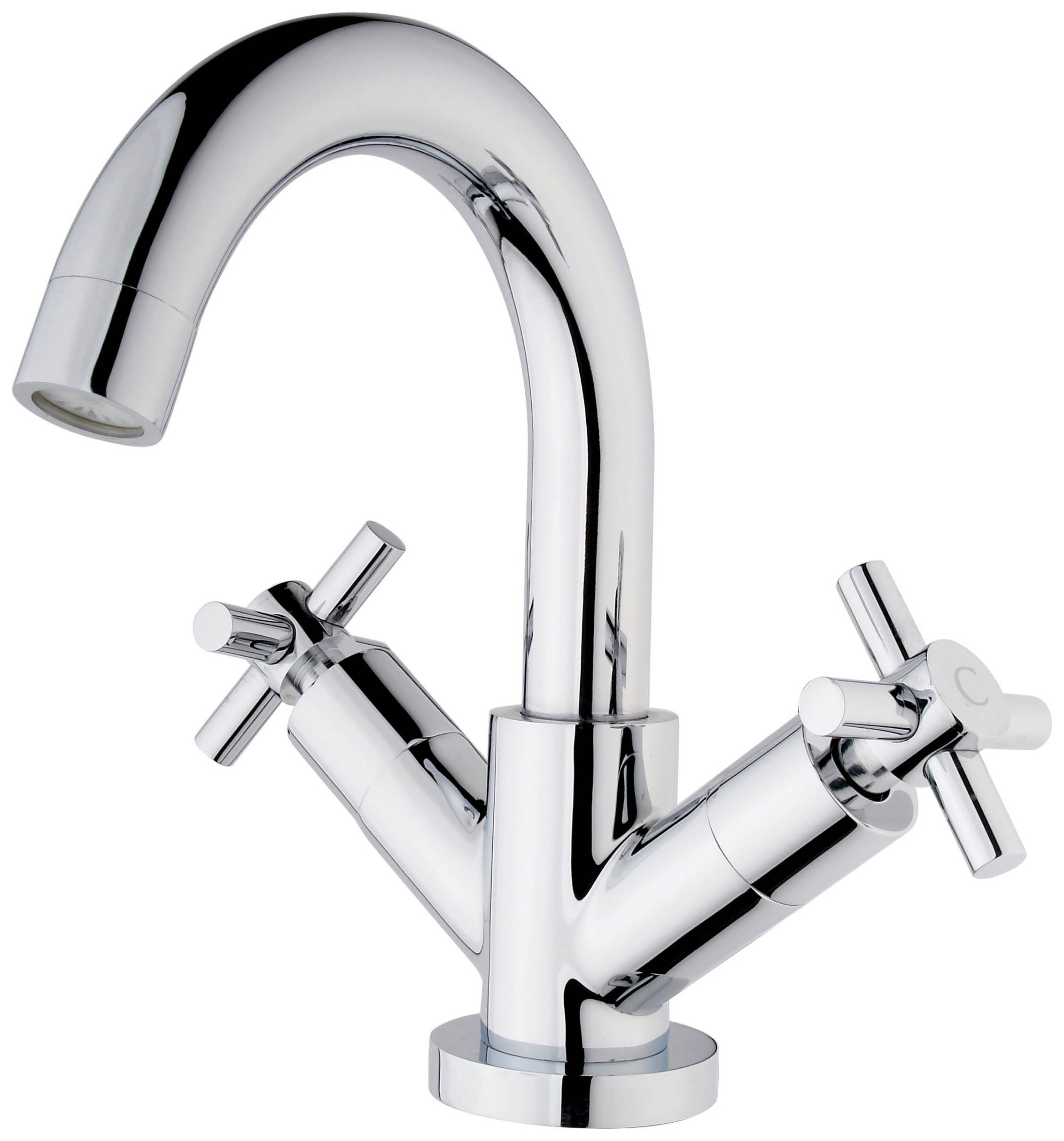 Image of Wickes Trivor Chrome Basin Mixer Tap