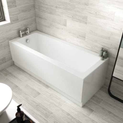Wickes Universal End Bath Panel - 800 x