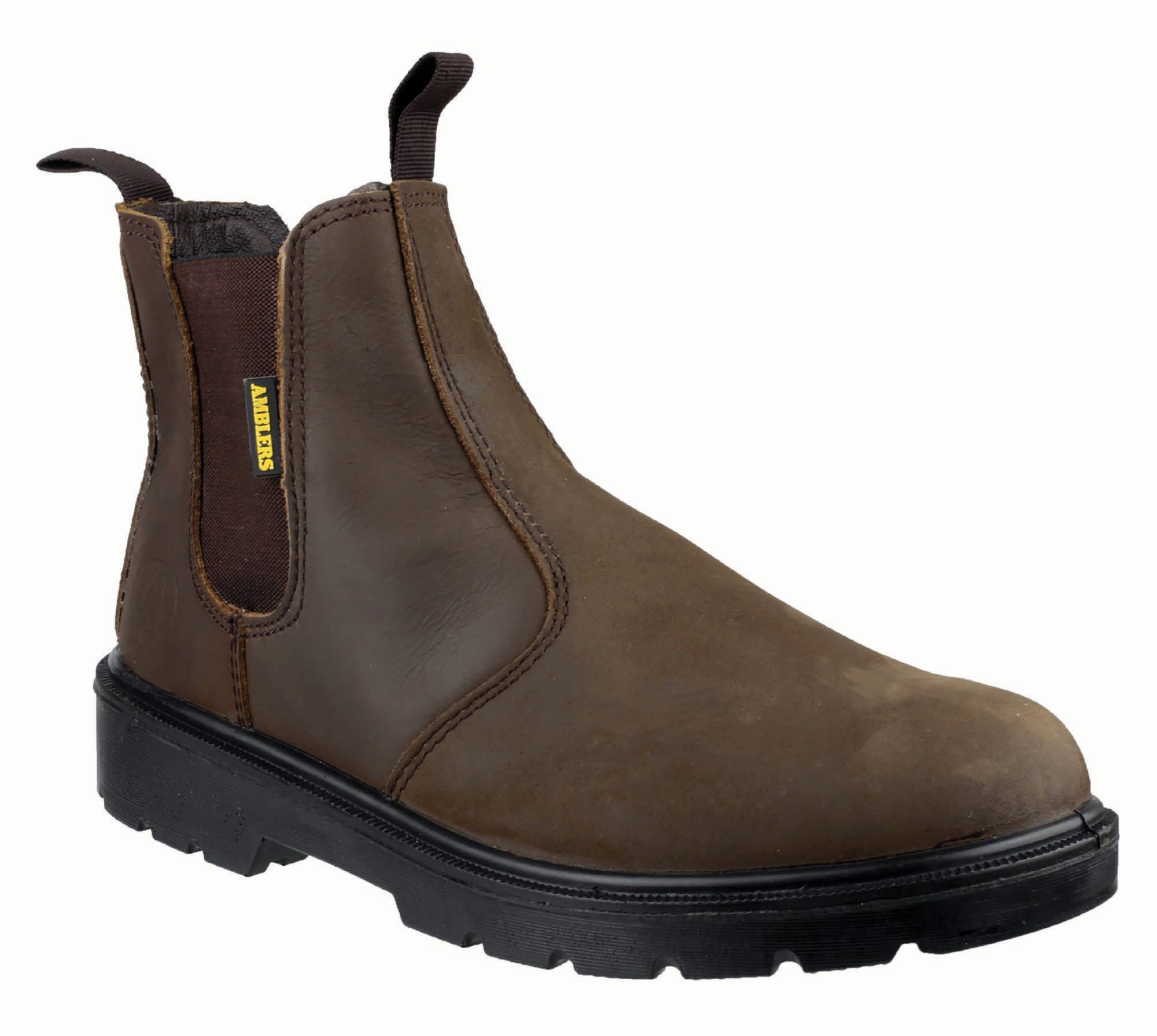 Image of Amblers Safety FS128 Dealer Safety Boot - Brown Size 7