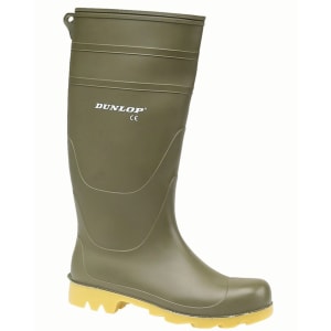 Image of Dunlop Universal PVC Wellington Boot - Green Size 11
