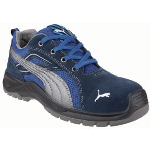 Image of PUMA Omni Sky Low Safety Trainer - Blue Size 7