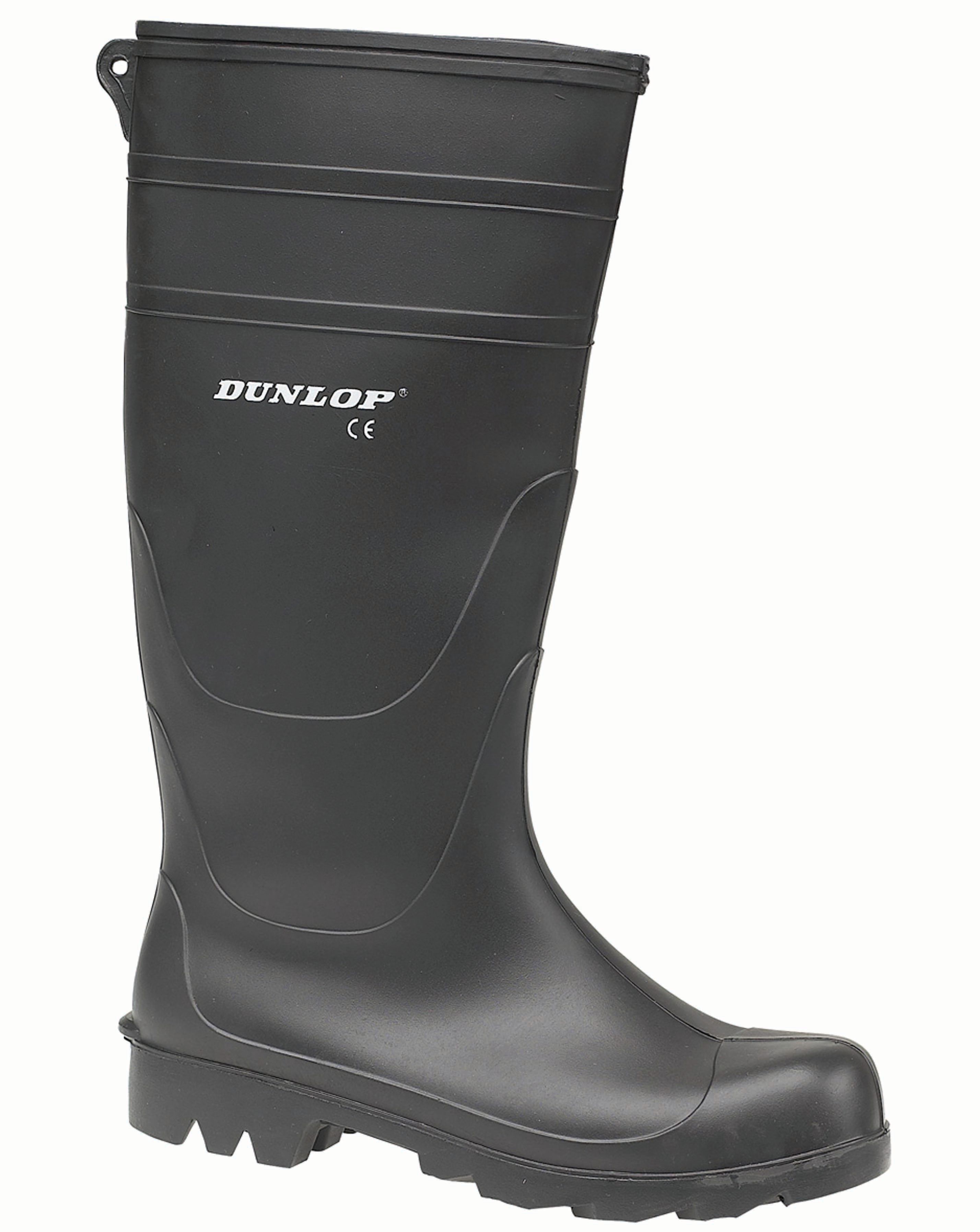 Image of Dunlop Universal PVC Wellington Boot - Black Size 11