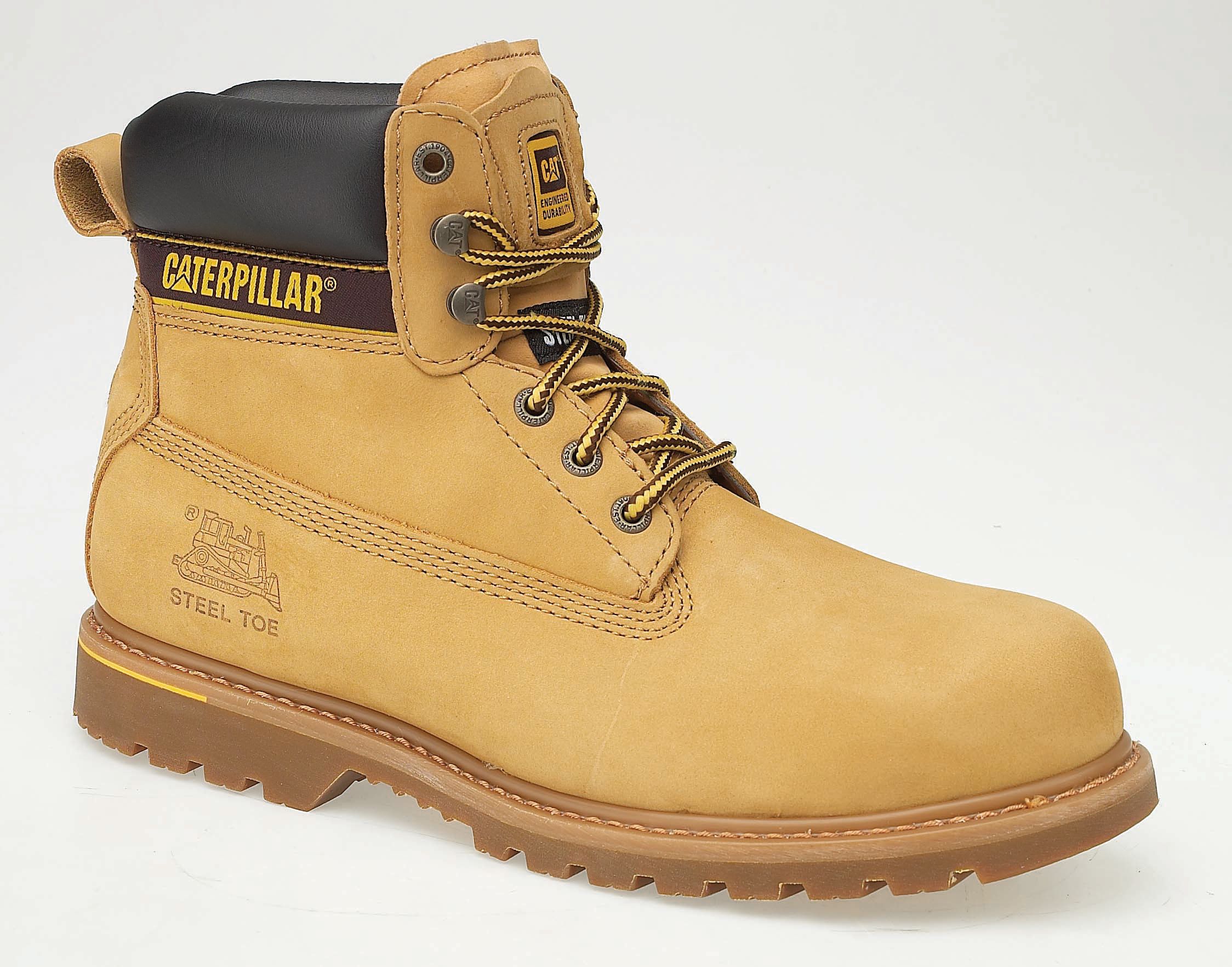 Image of Caterpillar CAT Holton SB Safety Boot - Honey Size 9