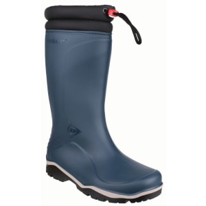 Dunlop Blizzard Winter Wellington Boot - Blue/Black Size 6.5