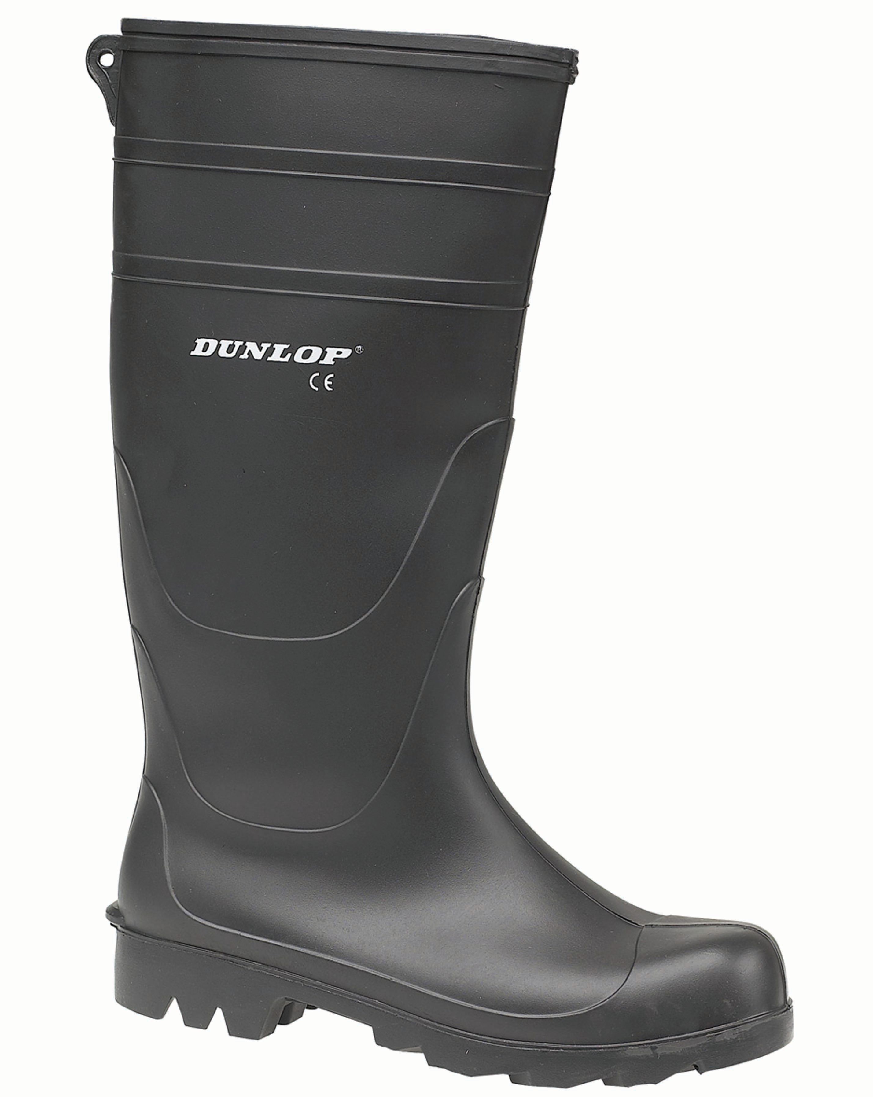 Image of Dunlop Universal PVC Wellington Boot - Black Size 6