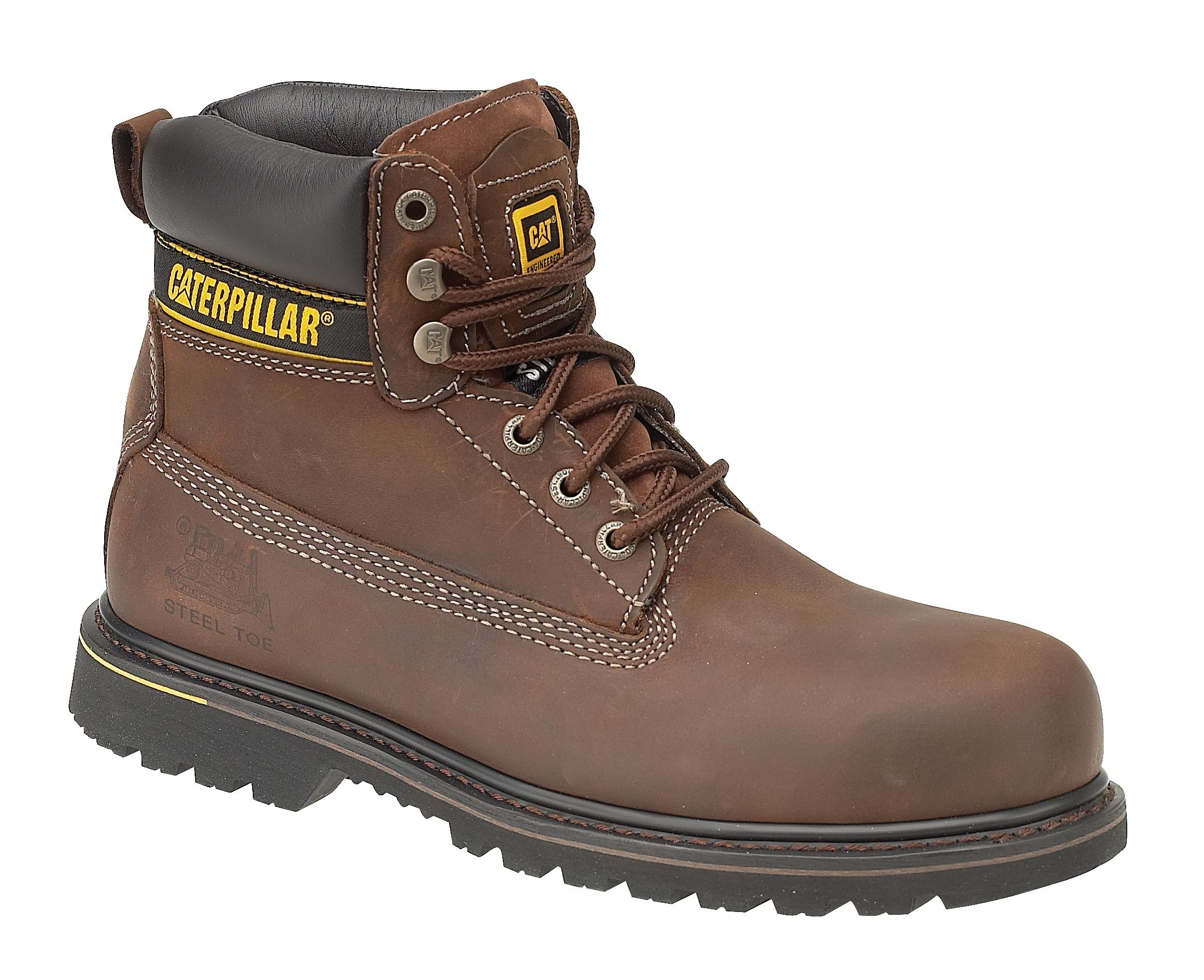 Image of Caterpillar CAT Holton SB Safety Boot - Brown Size 11