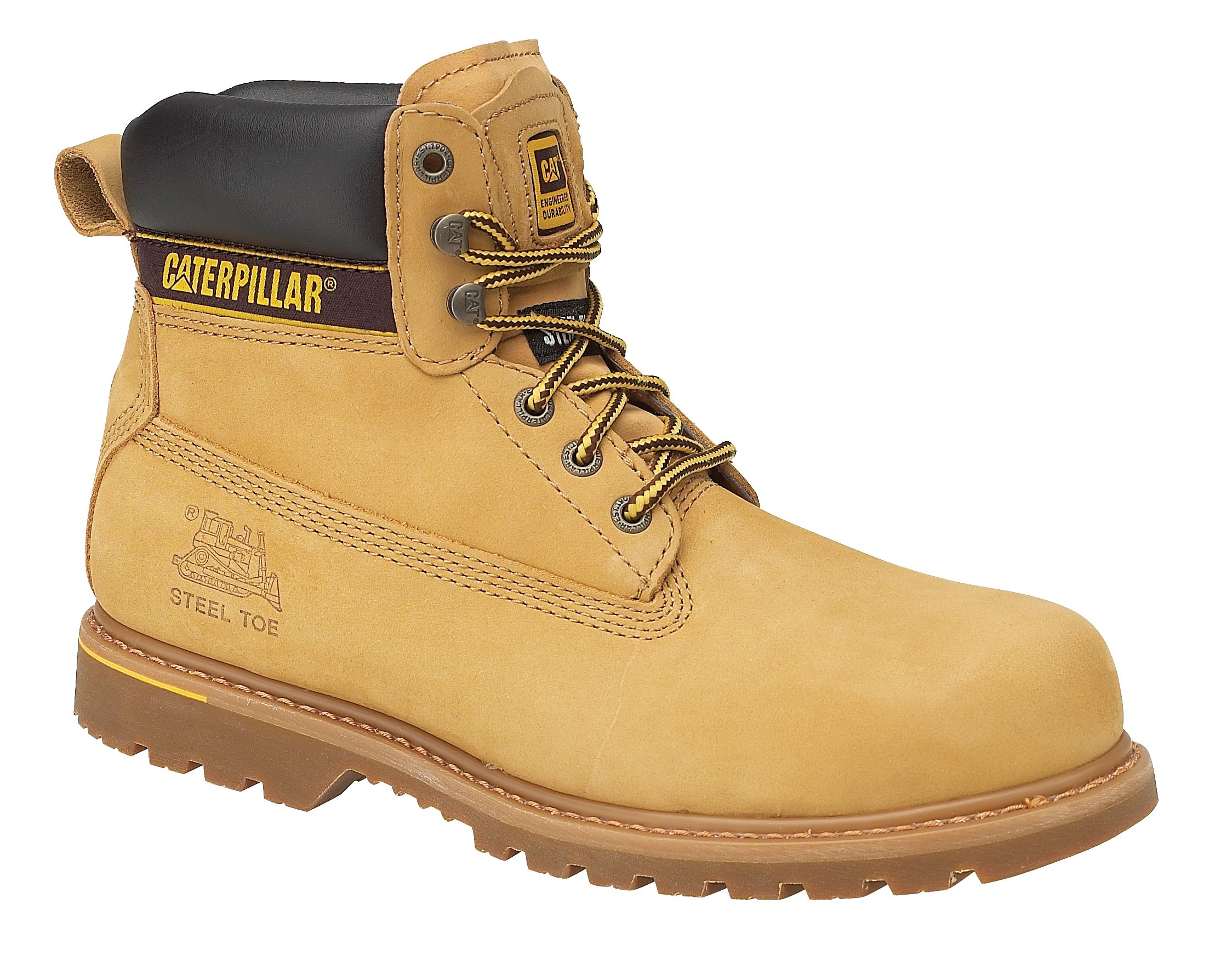Caterpillar CAT Holton SB Safety Boot - Honey Size 15