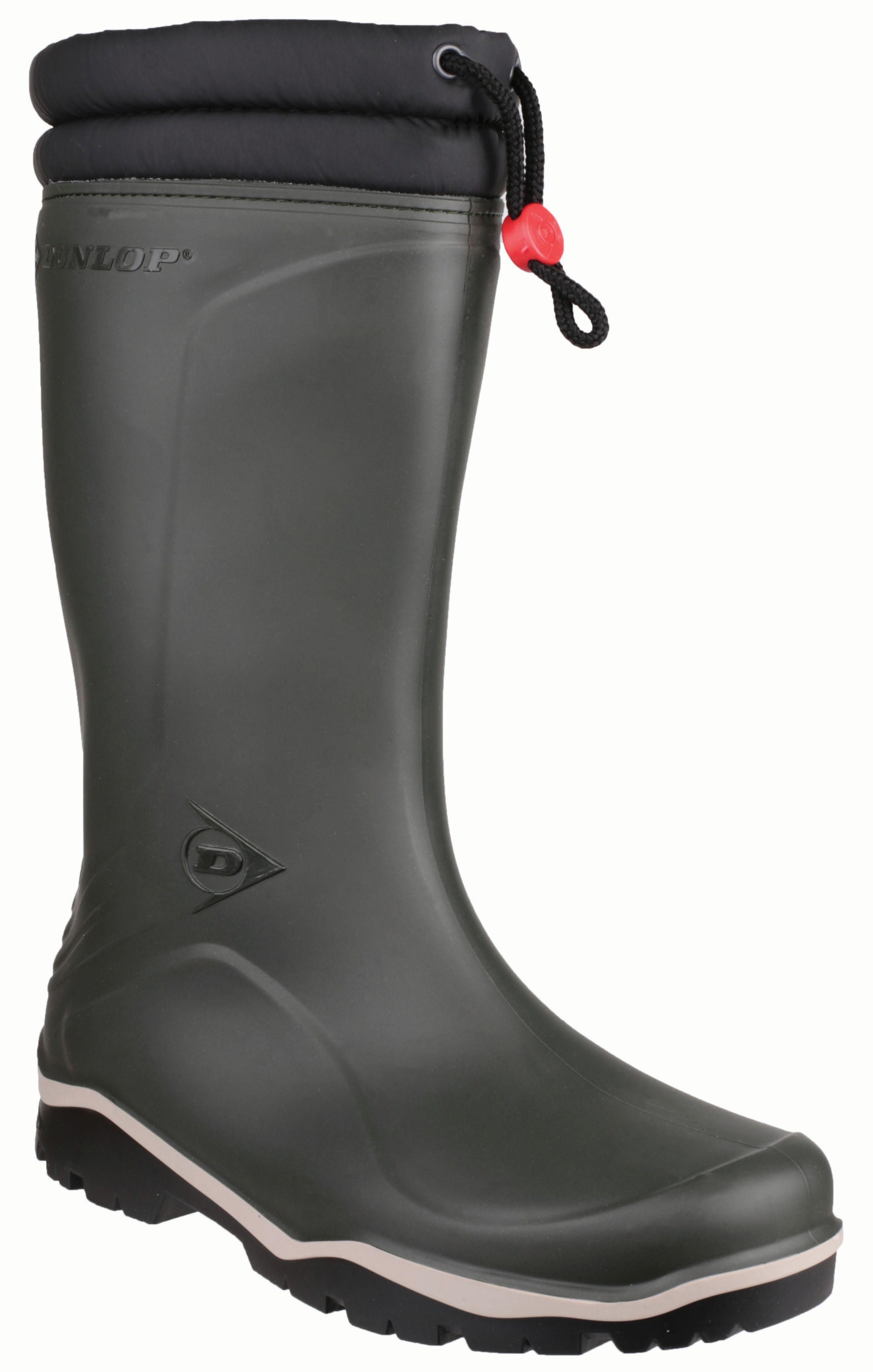 Image of Dunlop Blizzard Winter Wellington Boot - Green Size 12