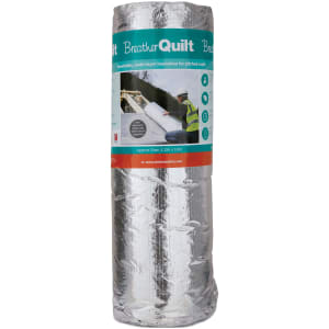 YBS BreatherQuilt 2-in-1 Multifoil 40mm Insulation Roll - 1.2 x 10m