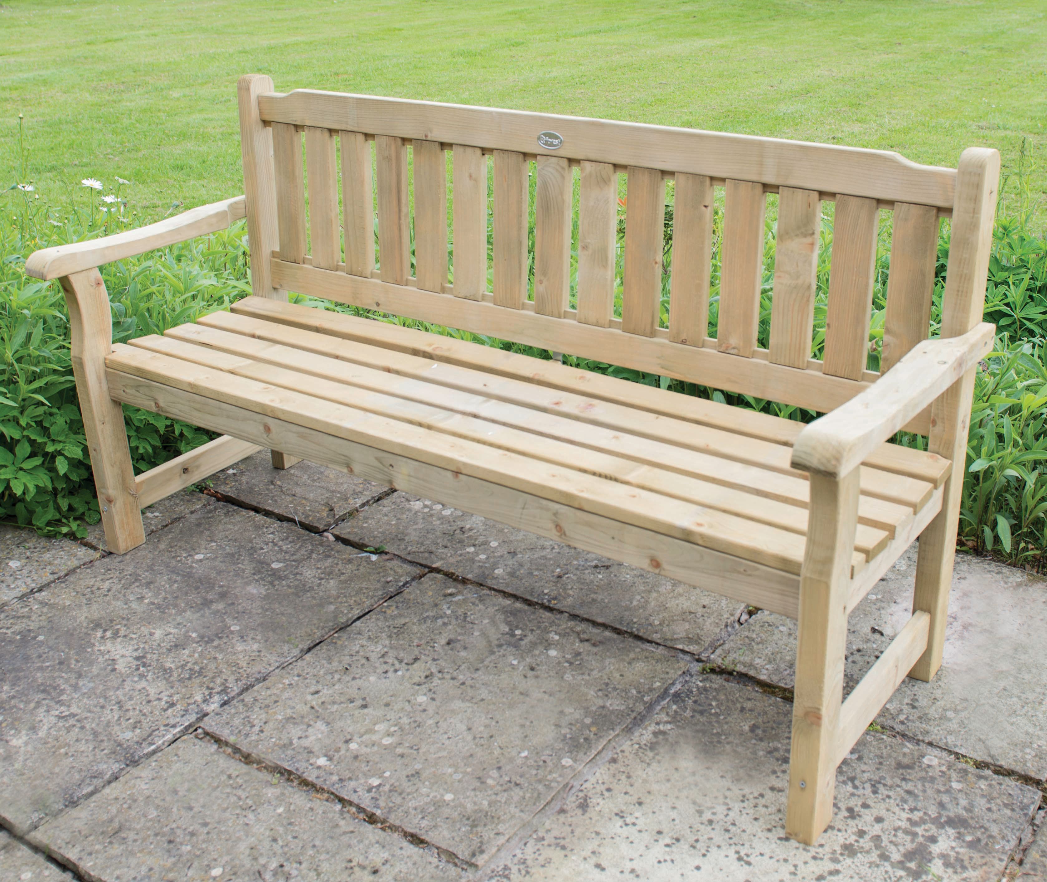 Image of Forest Garden Rosedene Bench - 1.5m