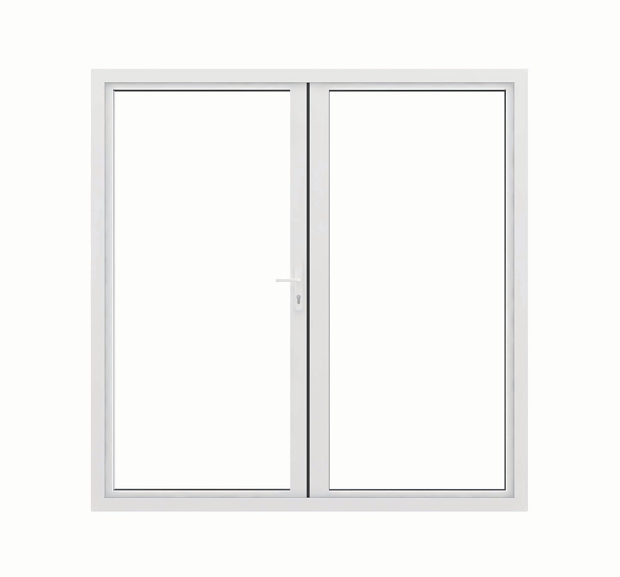 JCI Aluminium Inwards Opening White French Door - 1790mm