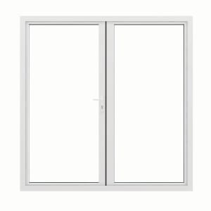 Jci Aluminium French Door White Inwards Opening