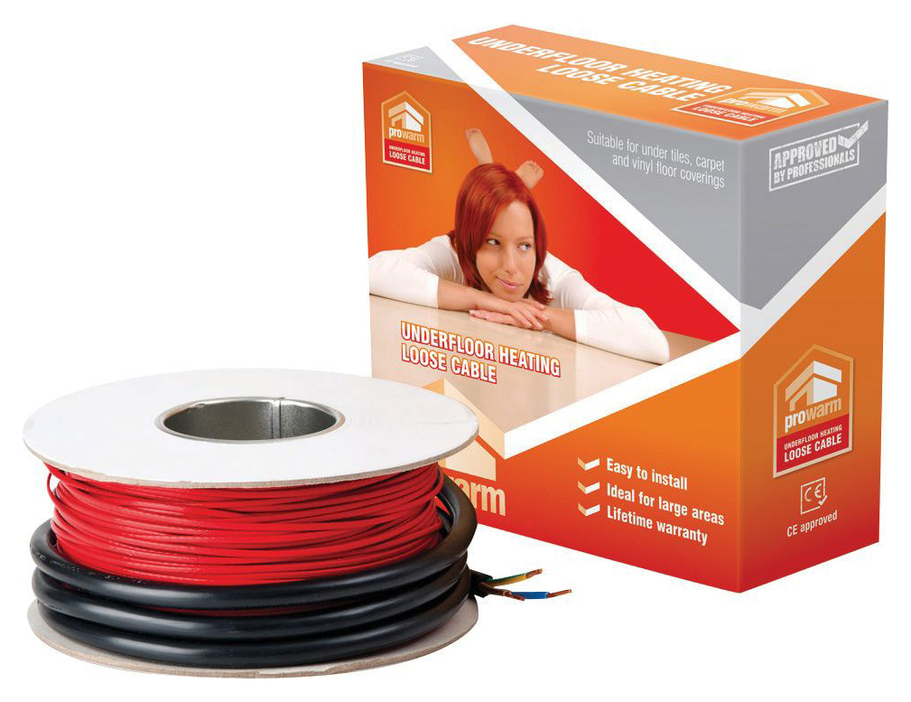 Image of ProWarm 150w/m2 Underfloor Heating Loose Cable – 8.3m2