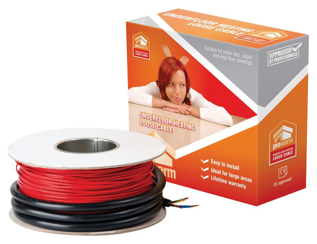 ProWarm 150w/m2 Underfloor Heating Loose Cable – 4.2m2