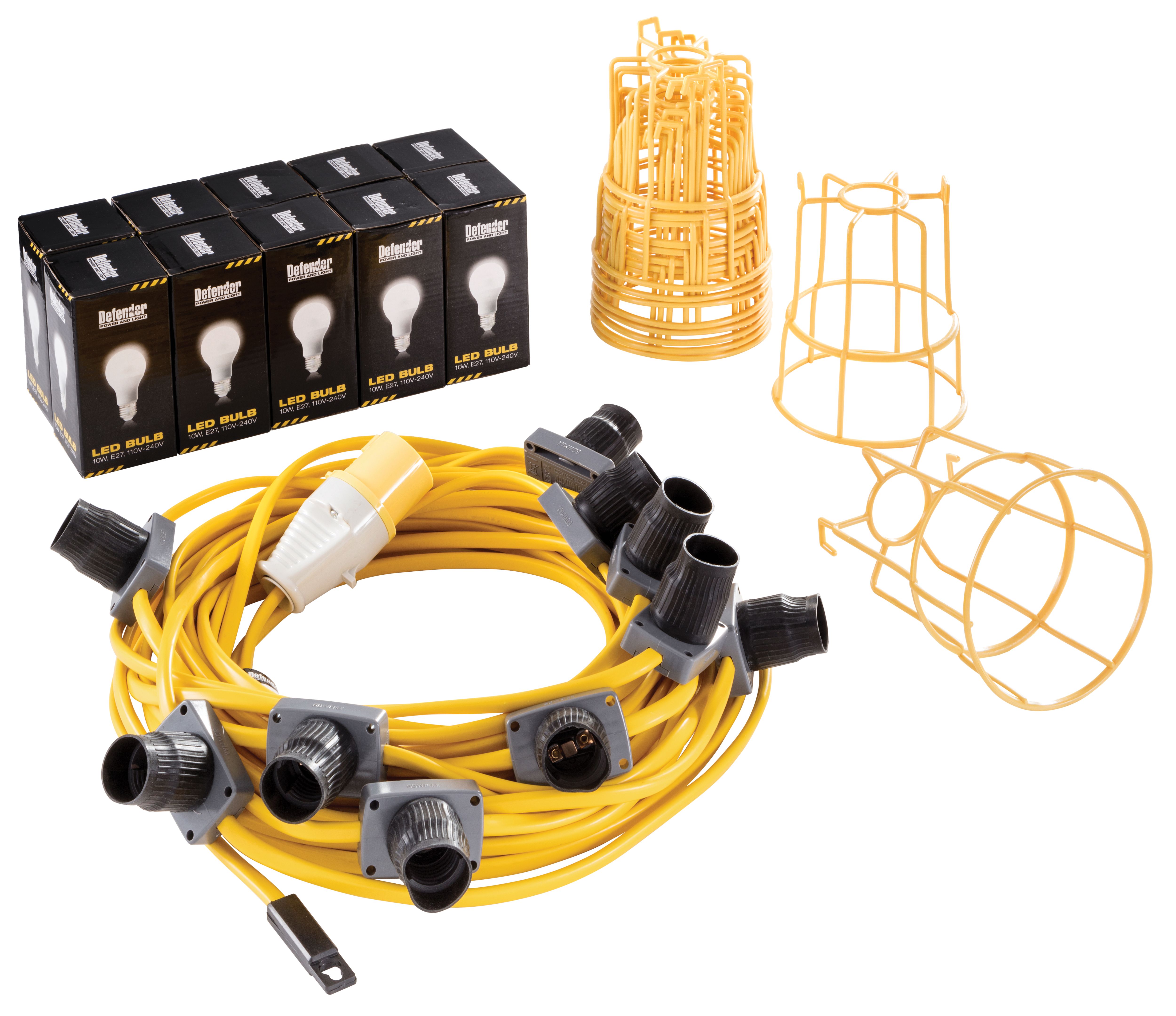 Image of Defender LED Festoon 22m (Gls Style) Light Kit