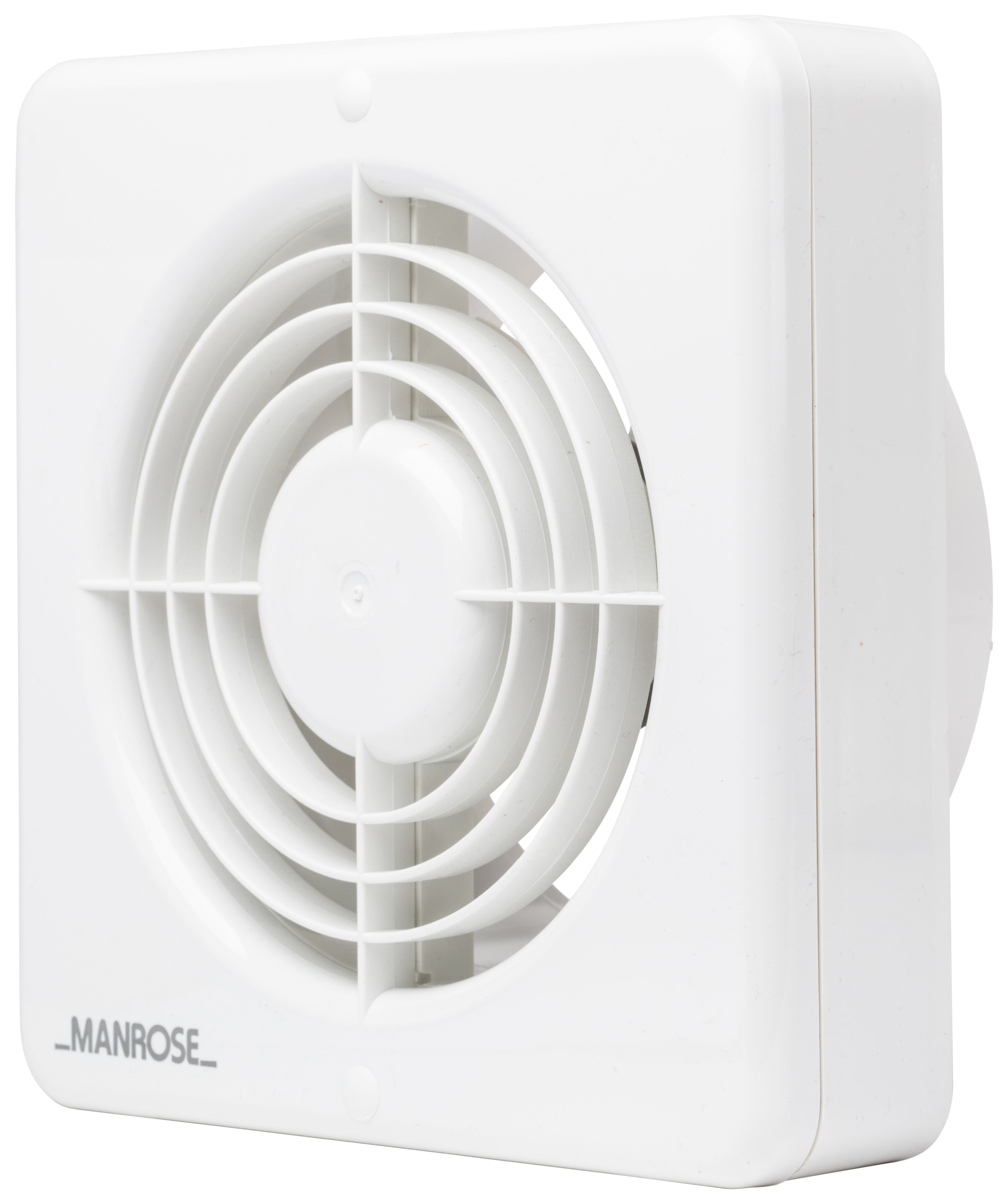 Image of Manrose White Kitchen Extractor Fan with Pullcord - 150mm
