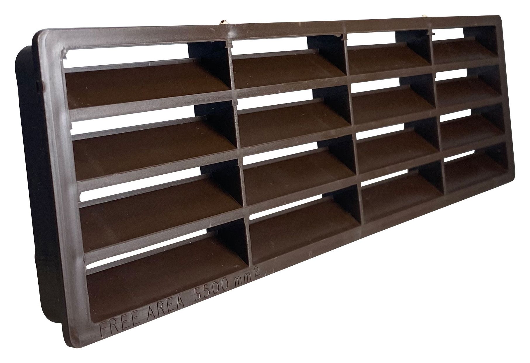 Manrose Slimline PVC Air Brick - Brown