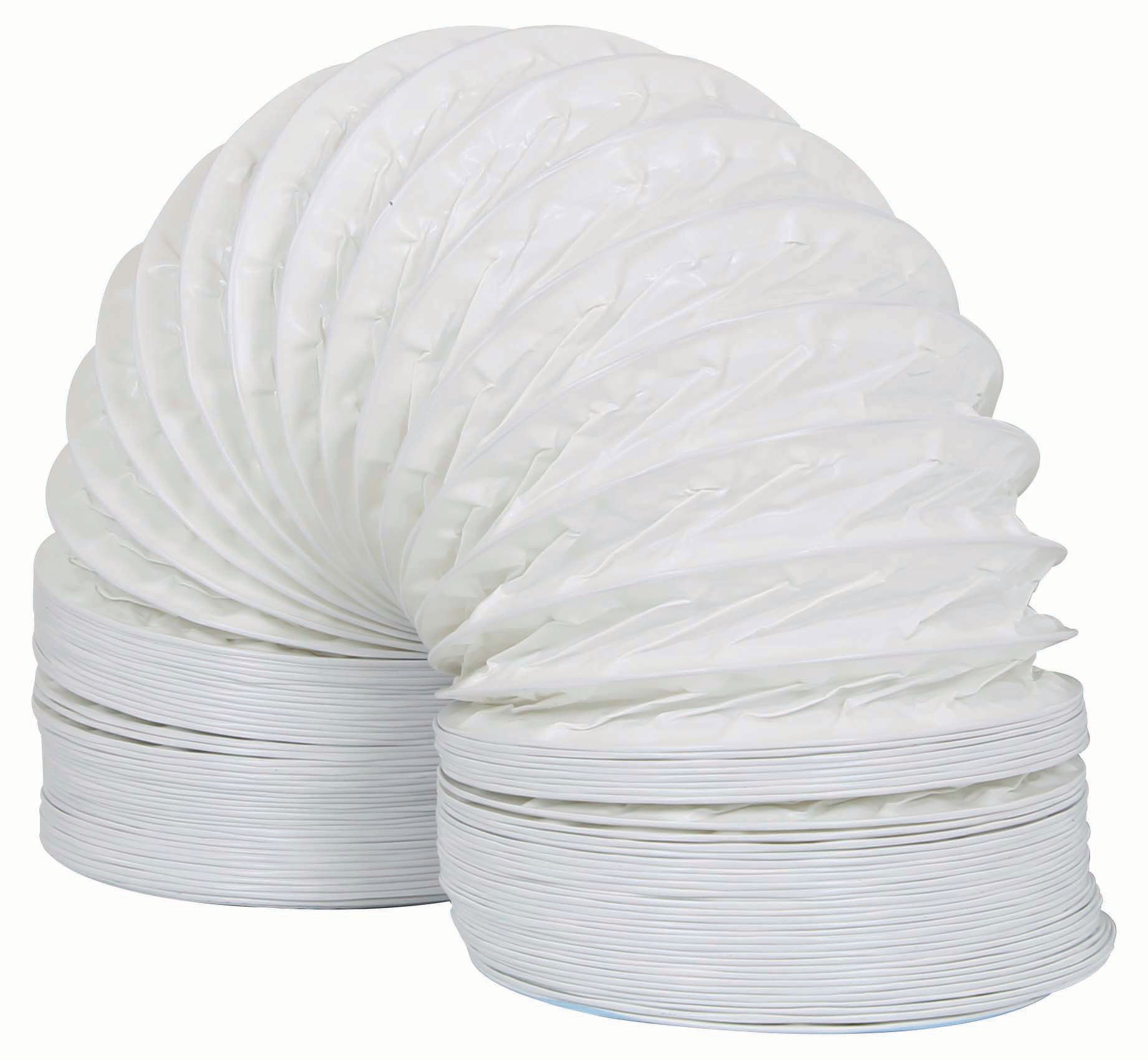 Manrose PVC White Duct - 100mm x 3m