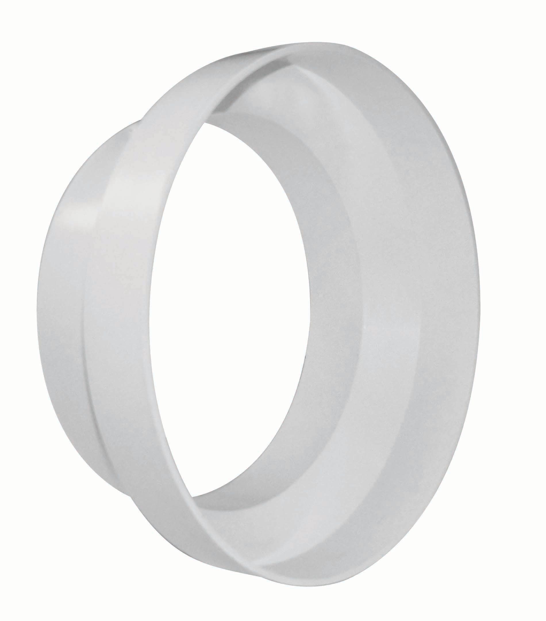 Manrose PVC White Round Ducting Reducer - 125-100mm