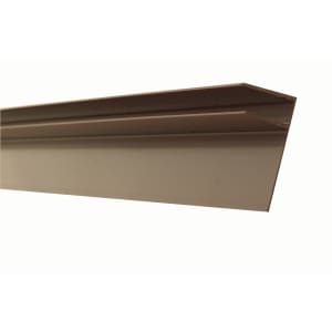 25mm PVC Side Flashing - Brown 4m