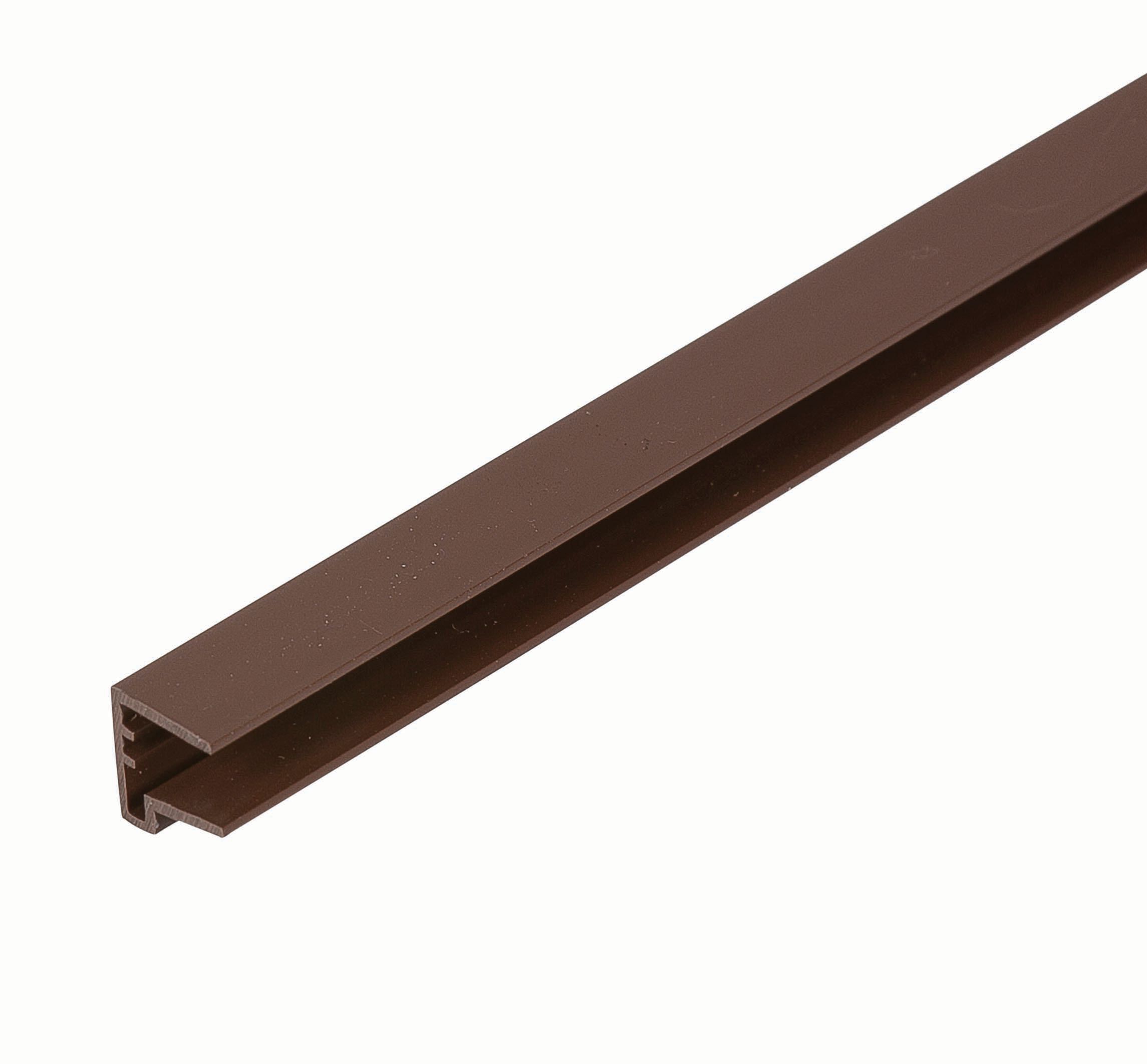 Image of 10mm PVC Sheet Closure - Brown 2.1m