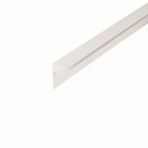 10mm PVC Side Flashing - White 6m