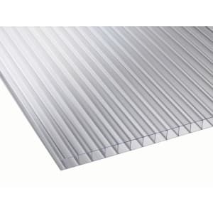 Image of 10mm Clear Multiwall Polycarbonate Sheet - 3000 x 1050mm