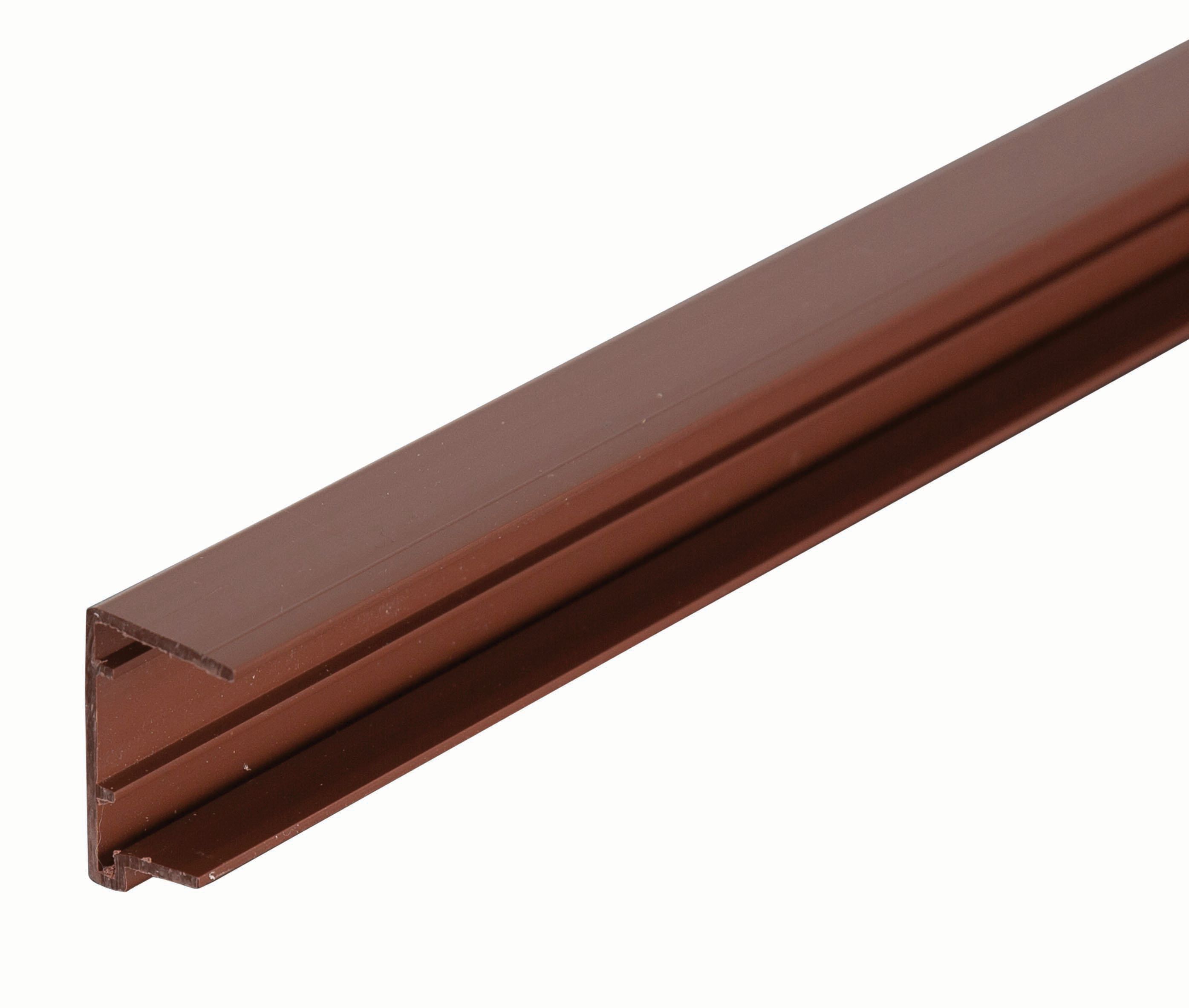 25mm PVC Sheet Closure - Brown 3.5m