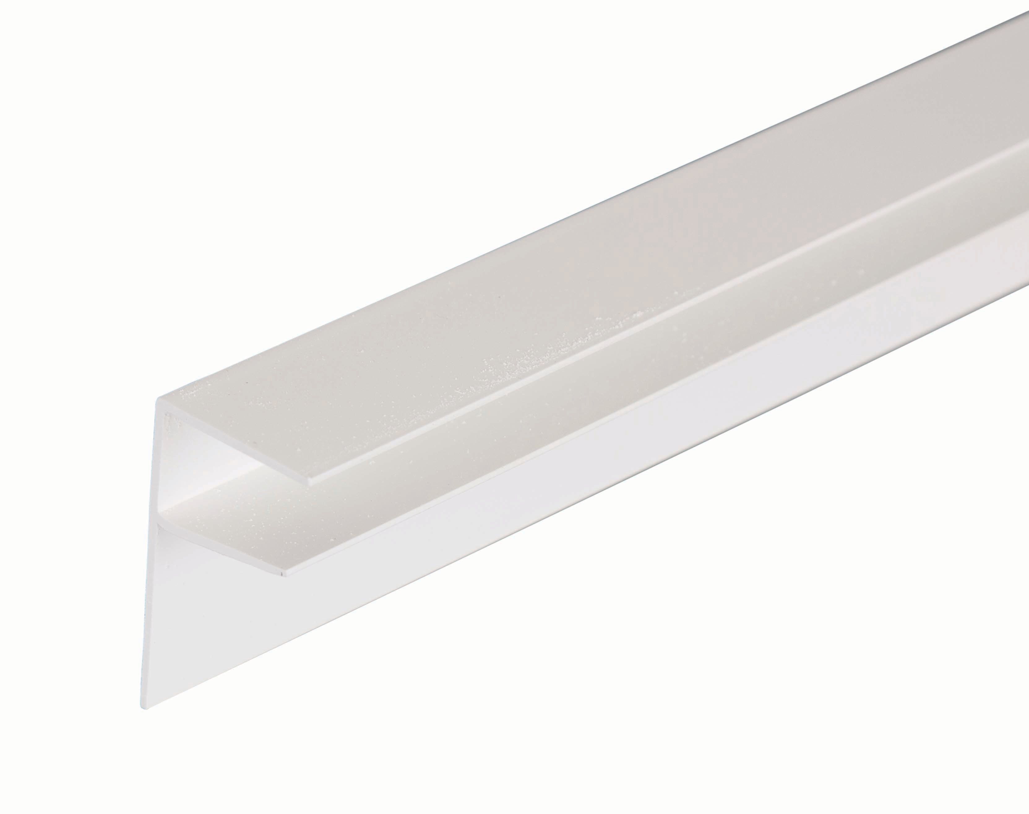 Image of 25mm PVC Side Flashing - White 3m