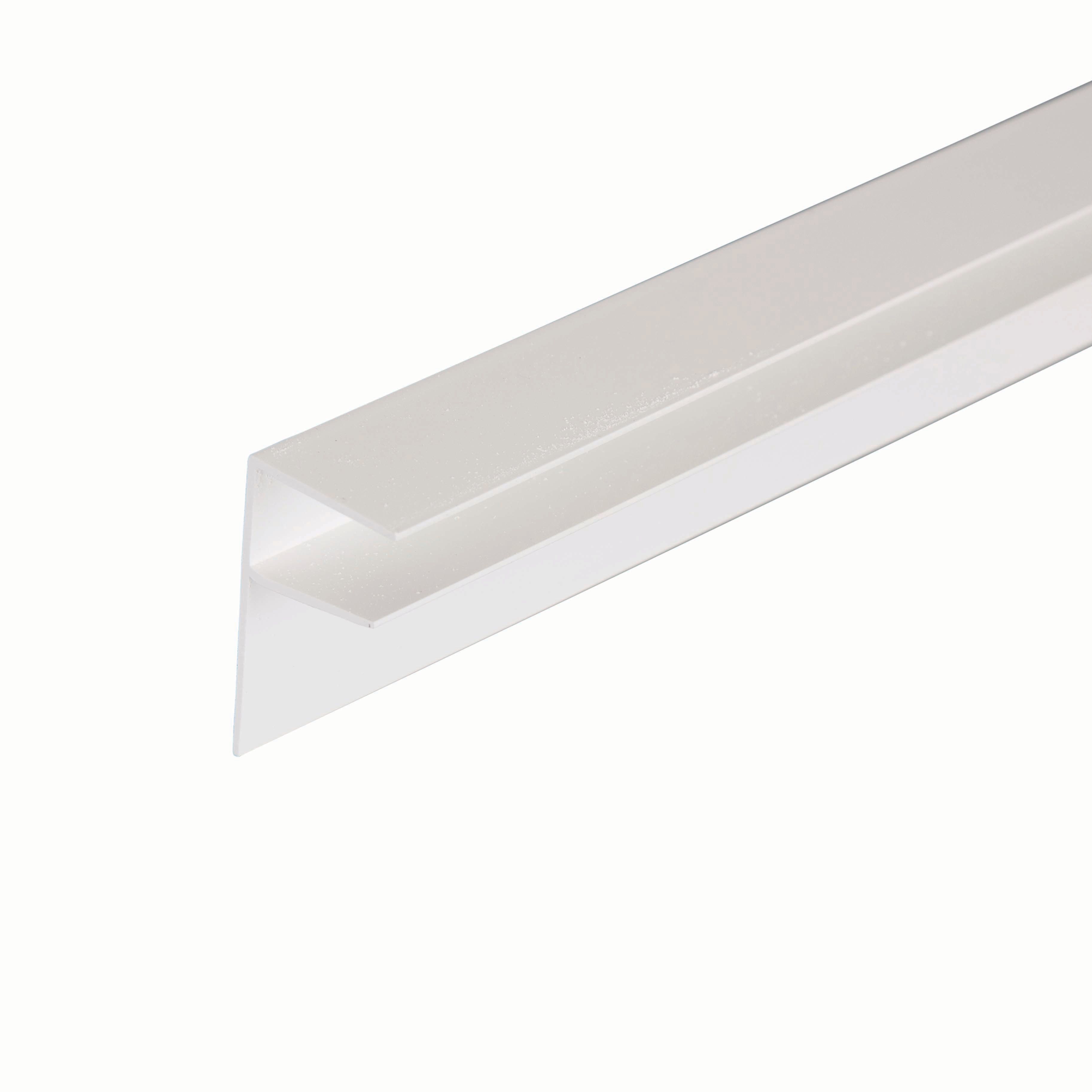 Image of 16mm PVC Side Flashing - White 3m