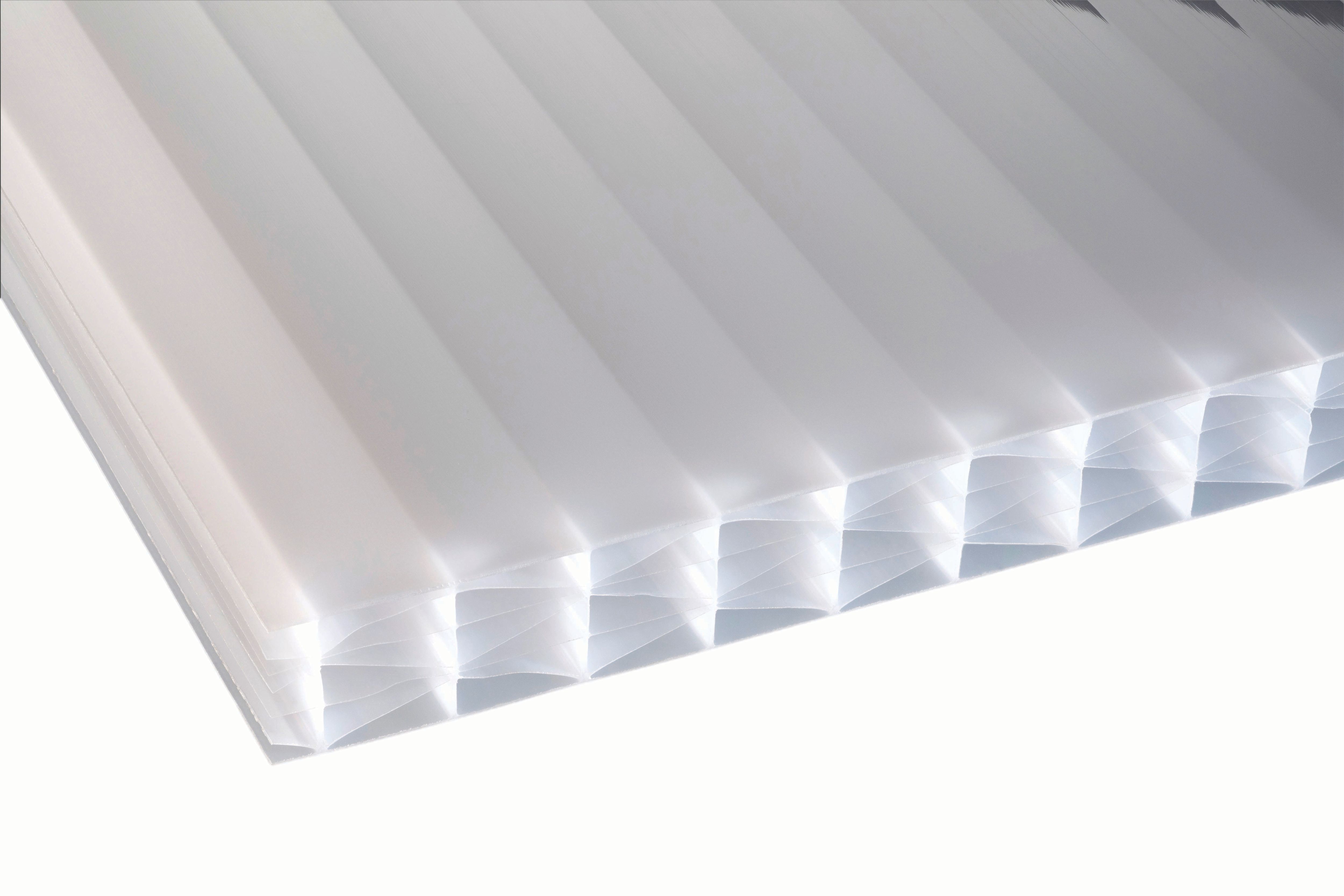 Image of 25mm Opal Multiwall Polycarbonate Sheet - 2500 x 800mm