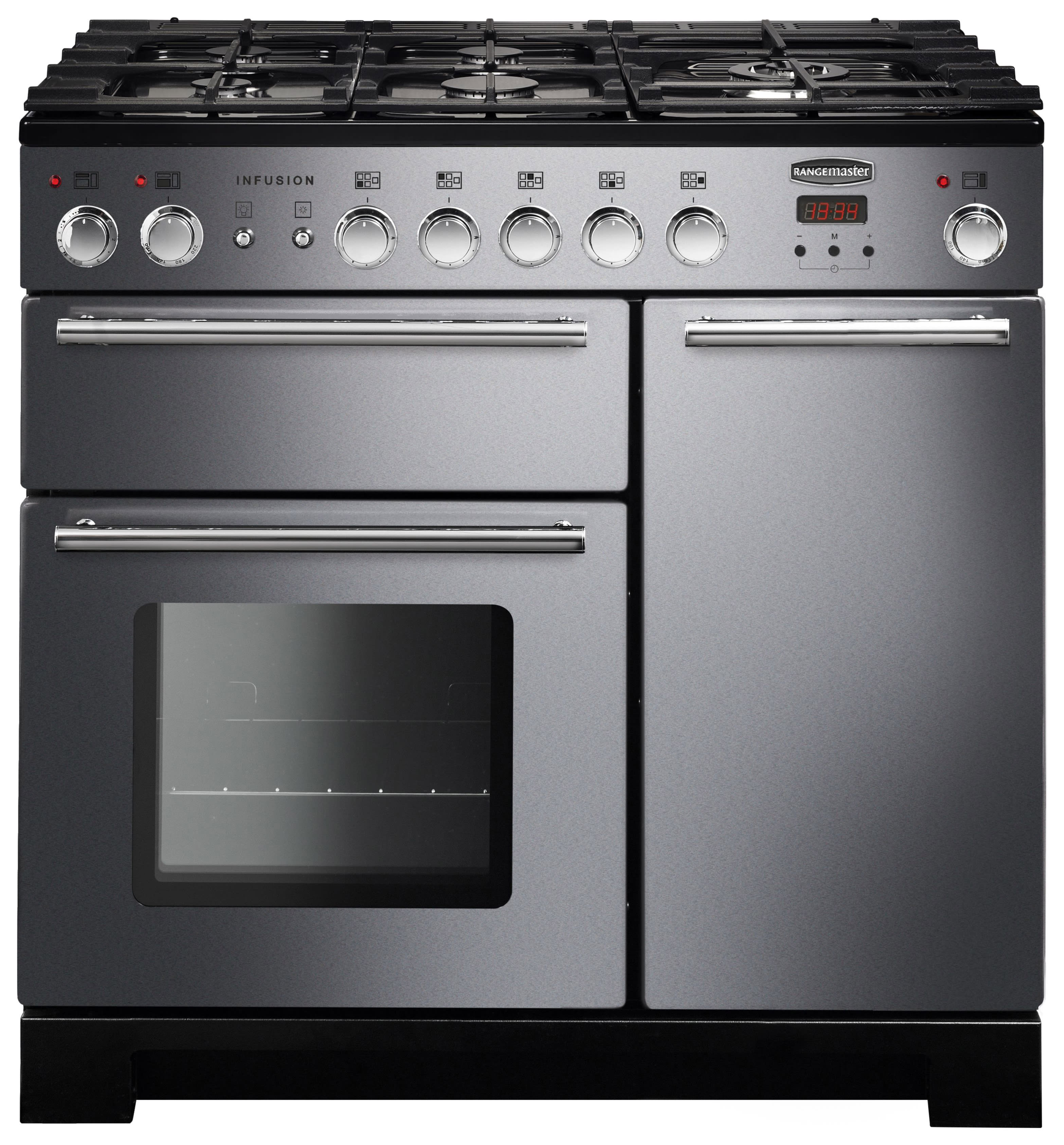 Rangemaster Infusion 90cm Dual Fuel Range Cooker Wickes.co.uk