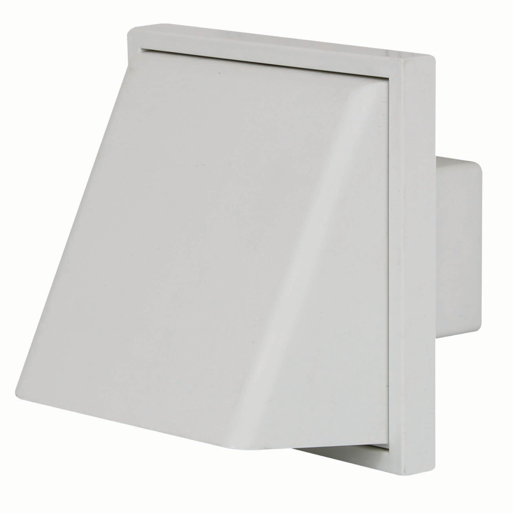 Manrose White PVC External Cowled Vent - 101.6mm