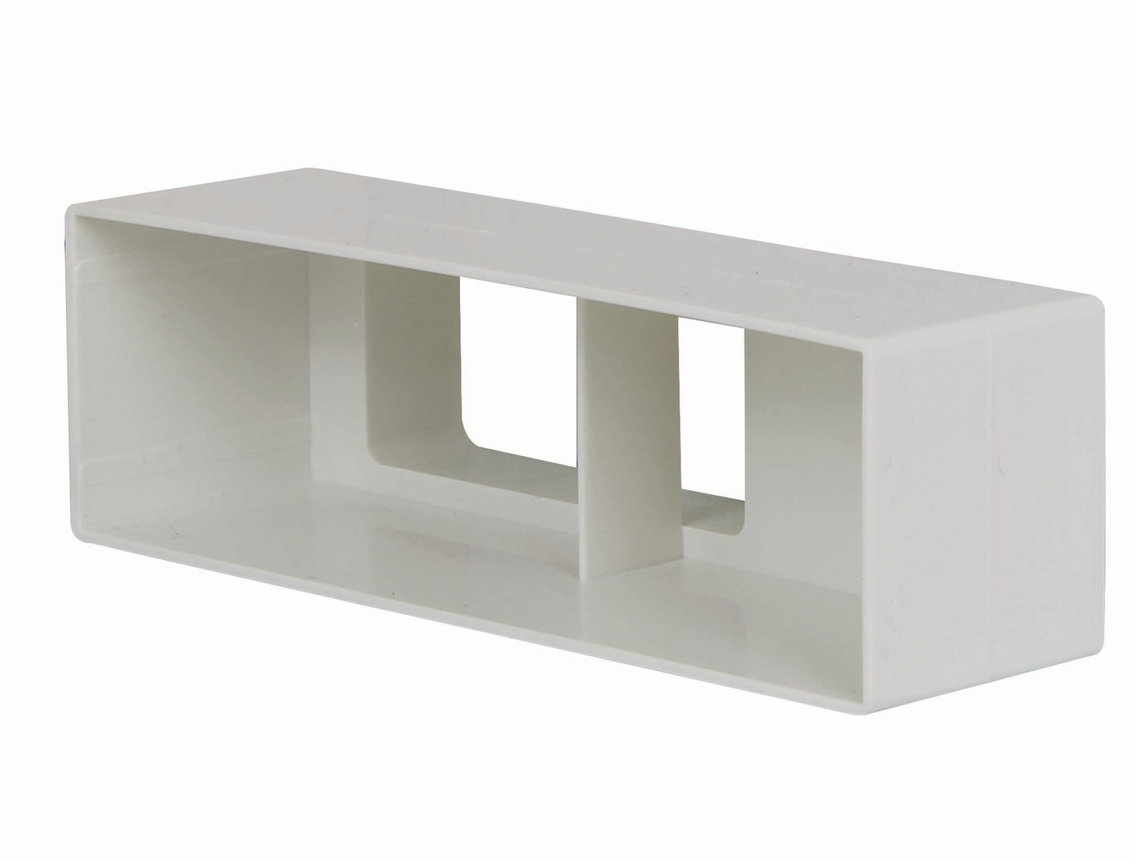 Image of Manrose PVC Air Brick Adaptor - White 110mm