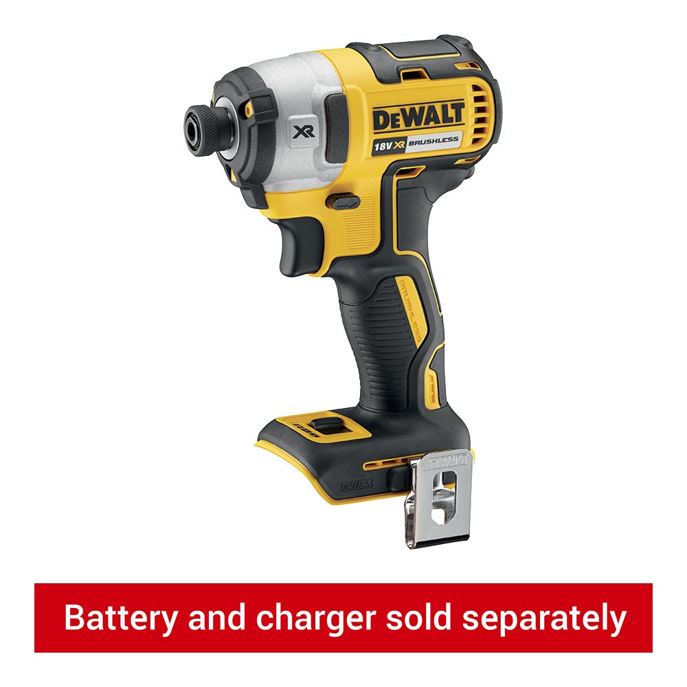 Image of DEWALT DCF887N-XJ 18V Xr Brushless 3 Speed Cordless Impact Driver - Bare