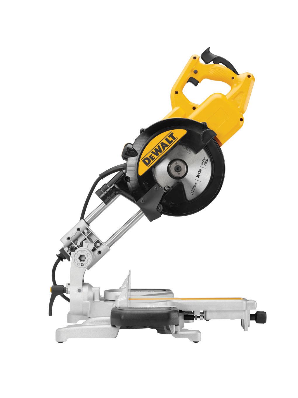 DEWALT DWS774 216mm Corded Sliding Mitre Saw 1400W Wickes.co.uk